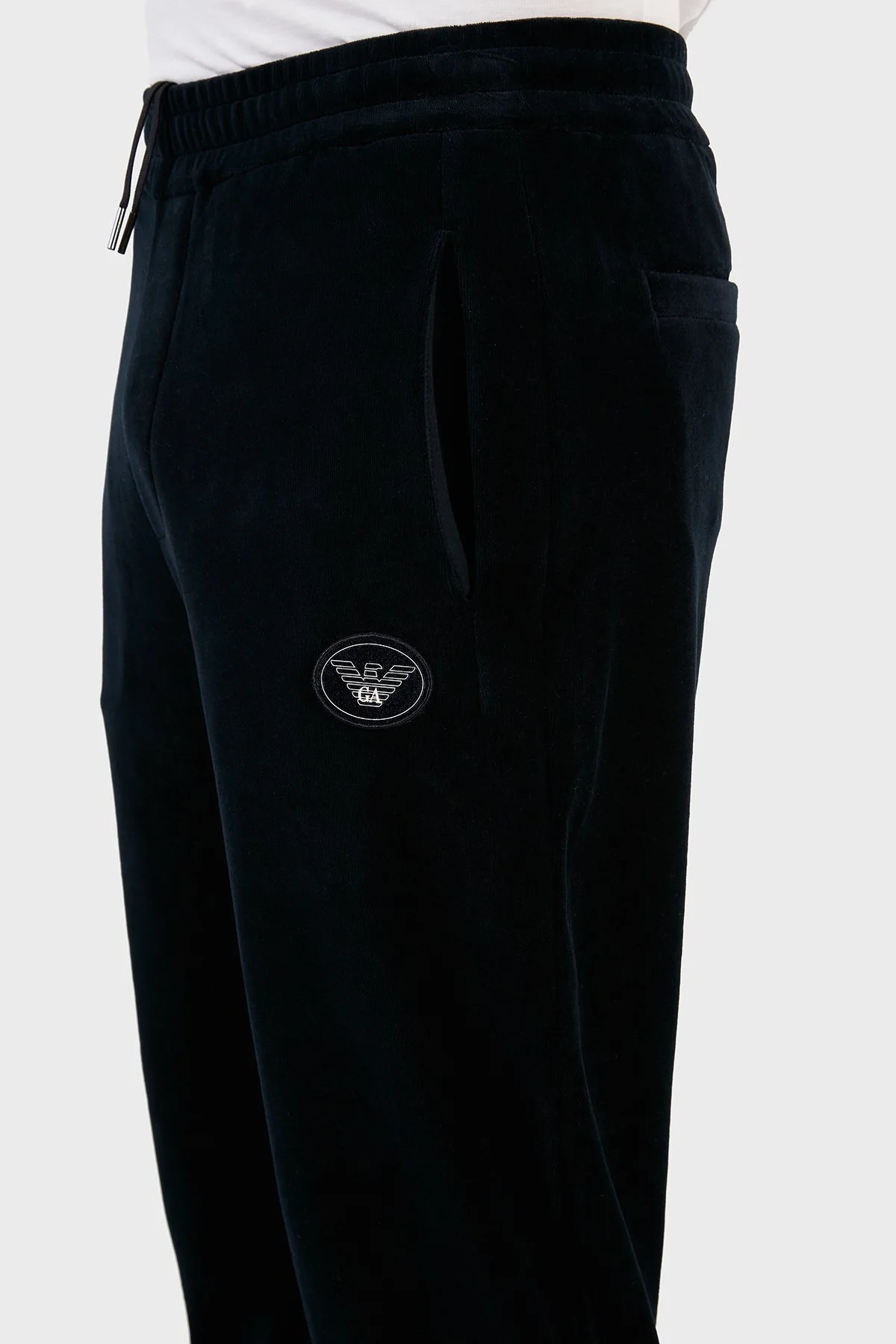 Emporio Armani Pamuklu Belden Bağlamalı Jogger Erkek Pantolon 6K1PA6 1JDPZ 0920 LACİVERT - 6