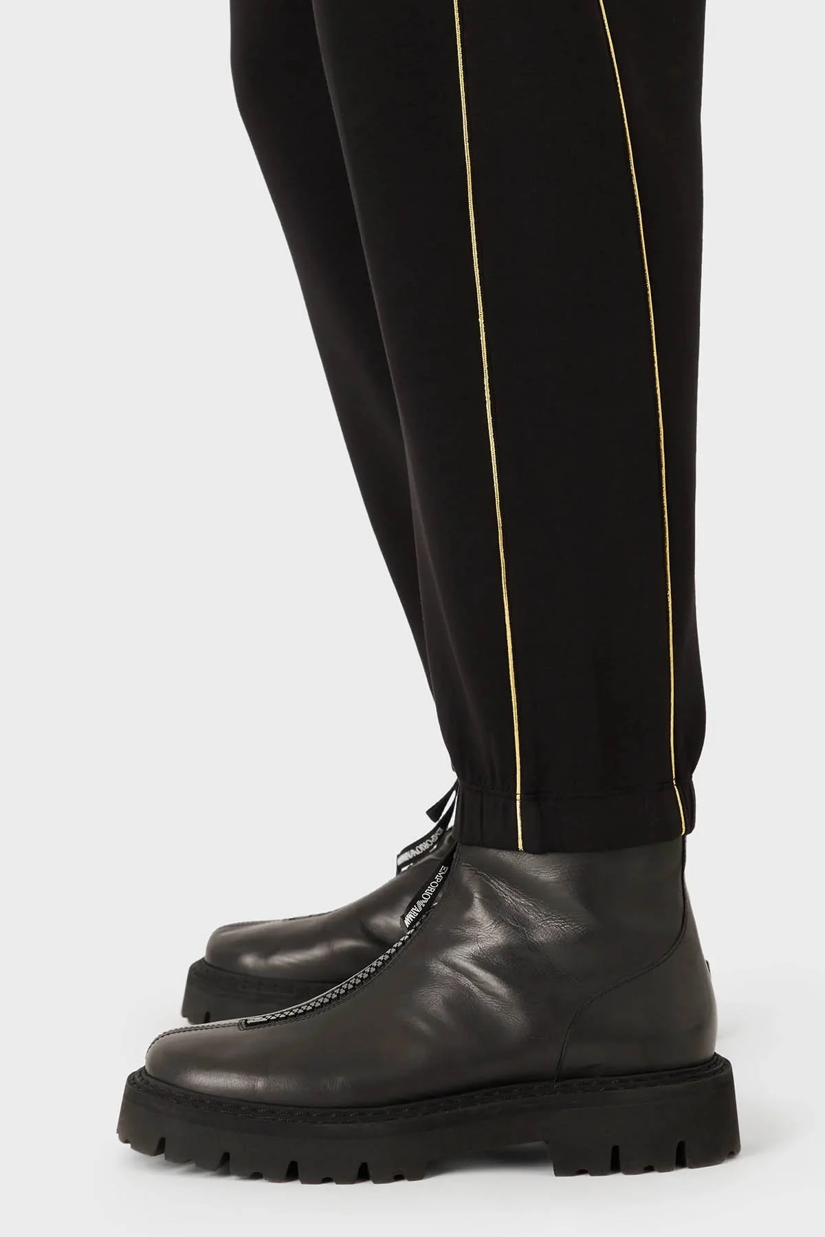 Emporio Armani Pamuklu Belden Bağlamalı Regular Fit Erkek Pantolon 3R1PV0 1JHSZ 0999 SİYAH - 5