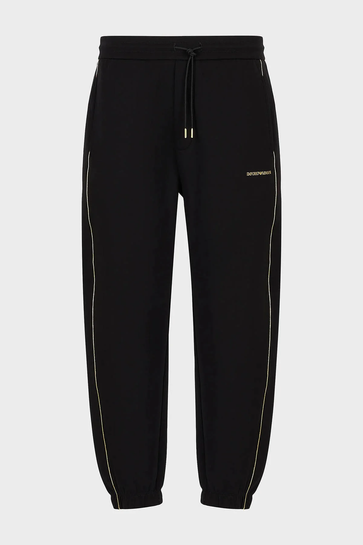 Emporio Armani Pamuklu Belden Bağlamalı Regular Fit Erkek Pantolon 3R1PV0 1JHSZ 0999 SİYAH - 6