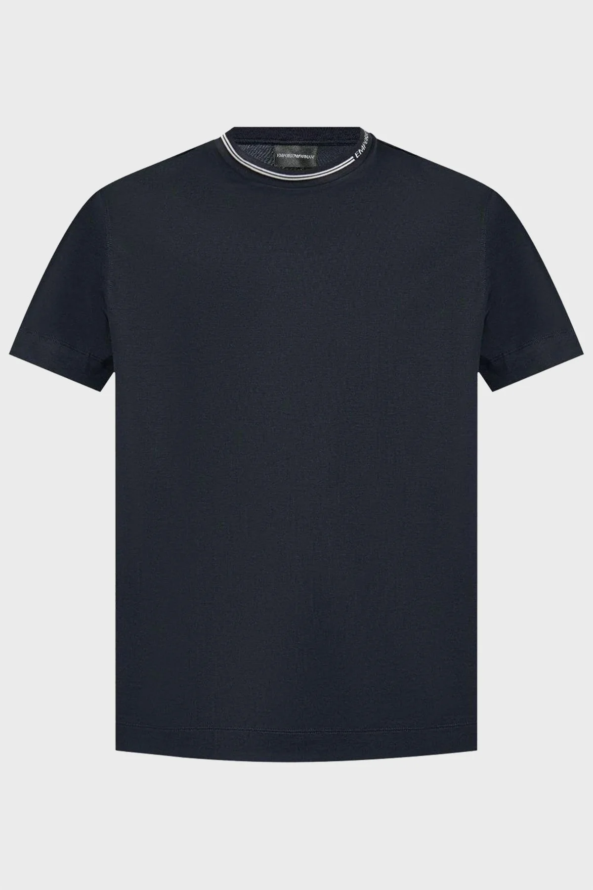 Emporio Armani Pamuklu Bisiklet Yaka Erkek T Shirt 6D1T95 1JOSZ 0920 LACİVERT - 4