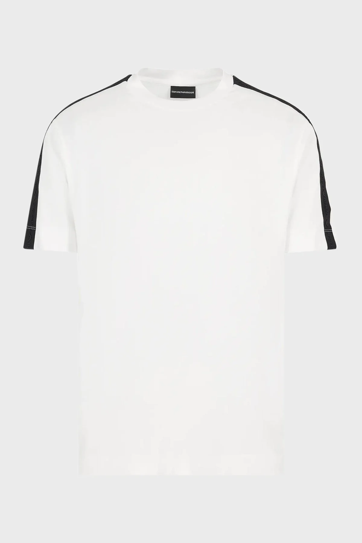 Emporio Armani Pamuklu Bisiklet Yaka Erkek T Shirt 6D1TD6 1JOSZ 0101 BEYAZ - 4