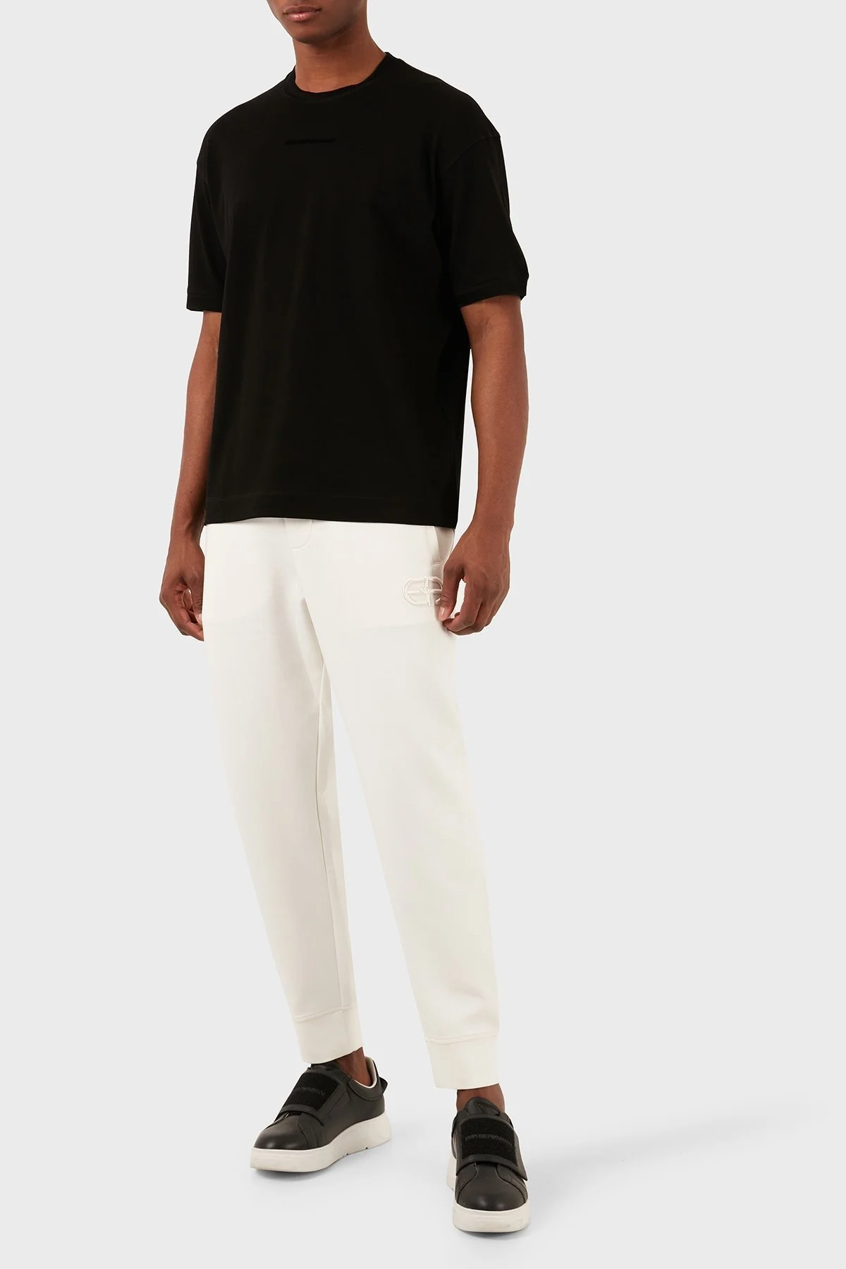 Emporio Armani Pamuklu Bisiklet Yaka Regular Fit Erkek T Shirt 3D1TC8 1JTKZ 0999 SİYAH - 2