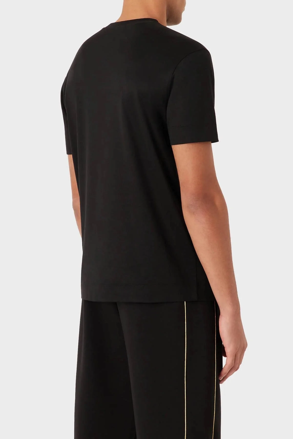 Emporio Armani Pamuklu Bisiklet Yaka Regular Fit Erkek T Shirt 3R1TL8 1JUVZ 0999 SİYAH - 2