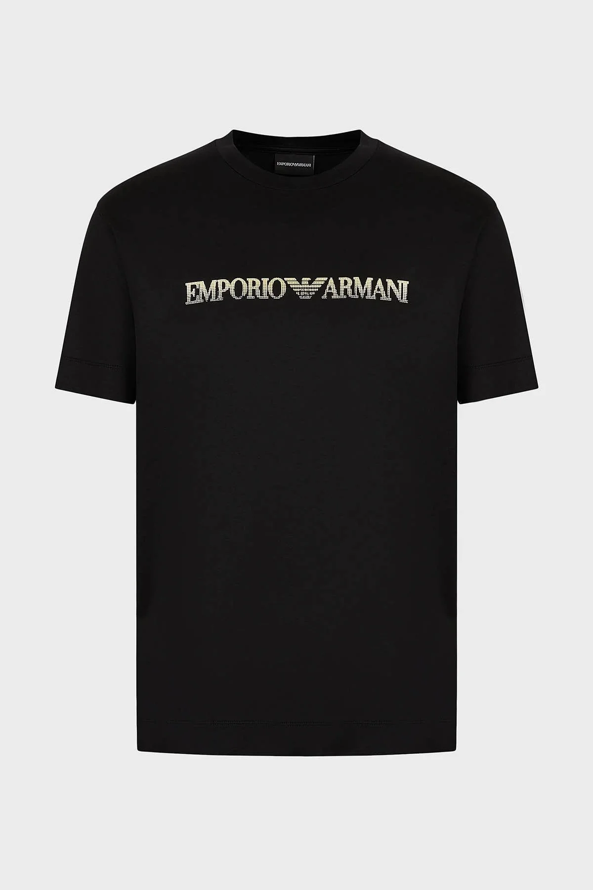 Emporio Armani Pamuklu Bisiklet Yaka Regular Fit Erkek T Shirt 3R1TL8 1JUVZ 0999 SİYAH - 5