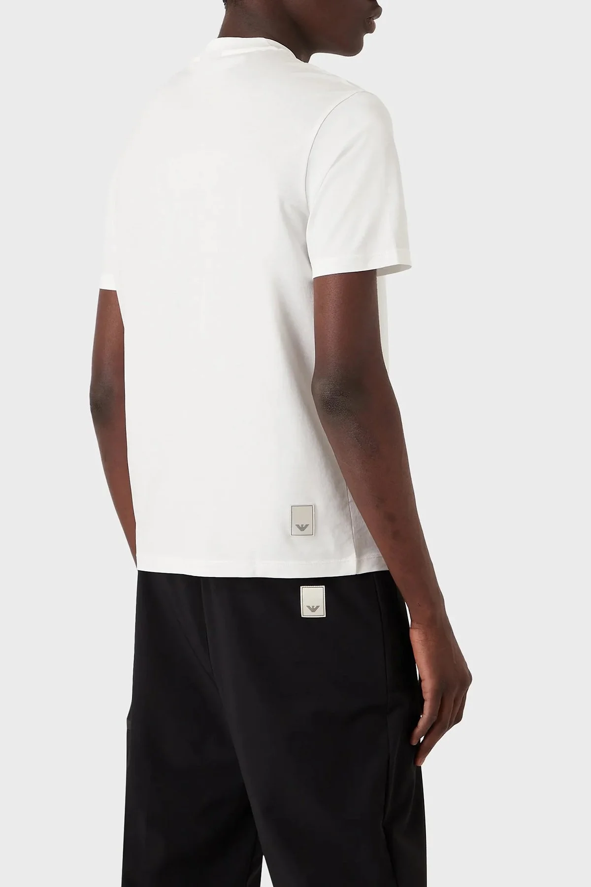 Emporio Armani Pamuklu Bisiklet Yaka Regular Fit Erkek T Shirt 3R1TT0 1JUVZ 0101 BEYAZ - 3