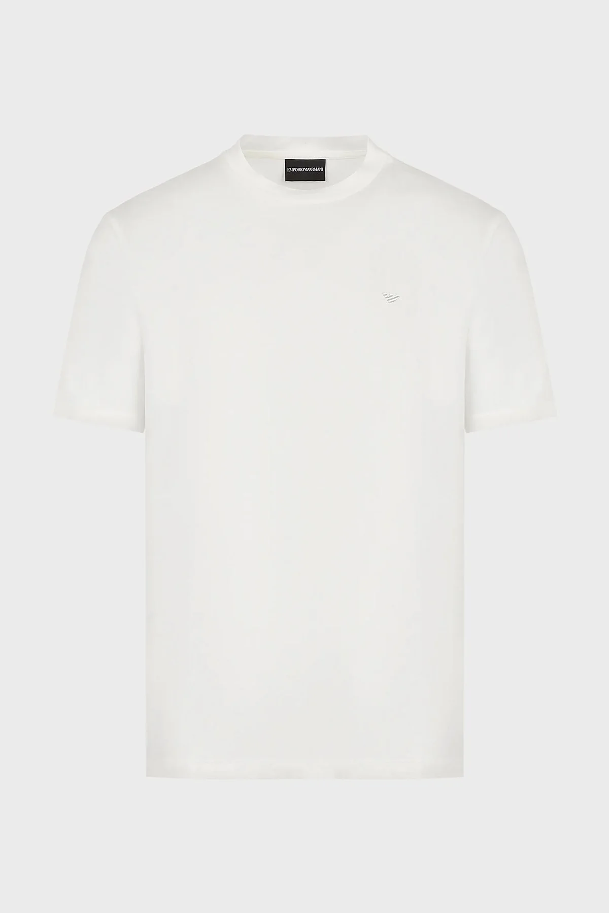 Emporio Armani Pamuklu Bisiklet Yaka Regular Fit Erkek T Shirt 3R1TT0 1JUVZ 0101 BEYAZ - 4