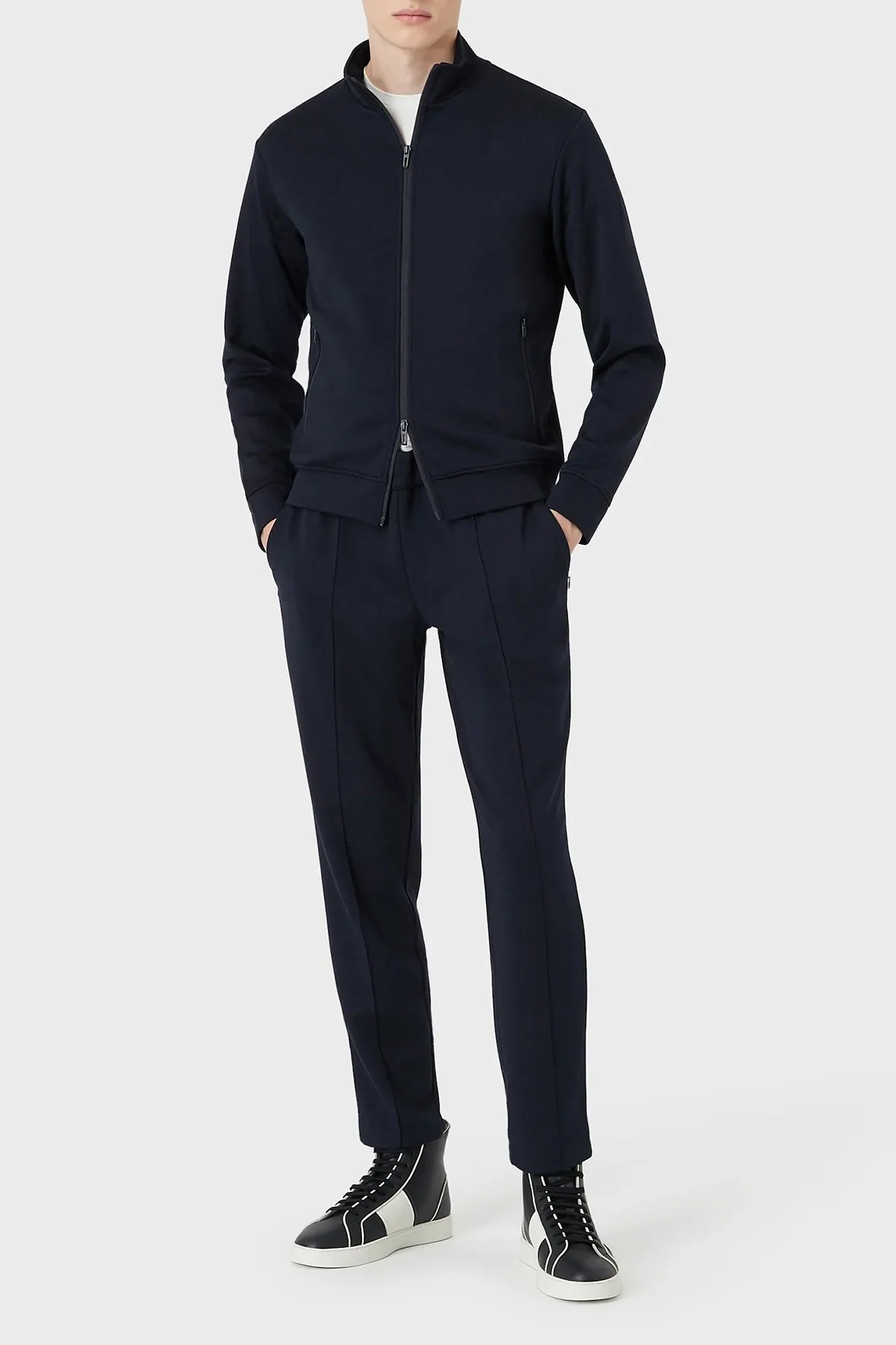 Emporio Armani Pamuklu Cepli Erkek Pantolon 6K1PA1 1JRHZ 0920 LACİVERT - 3