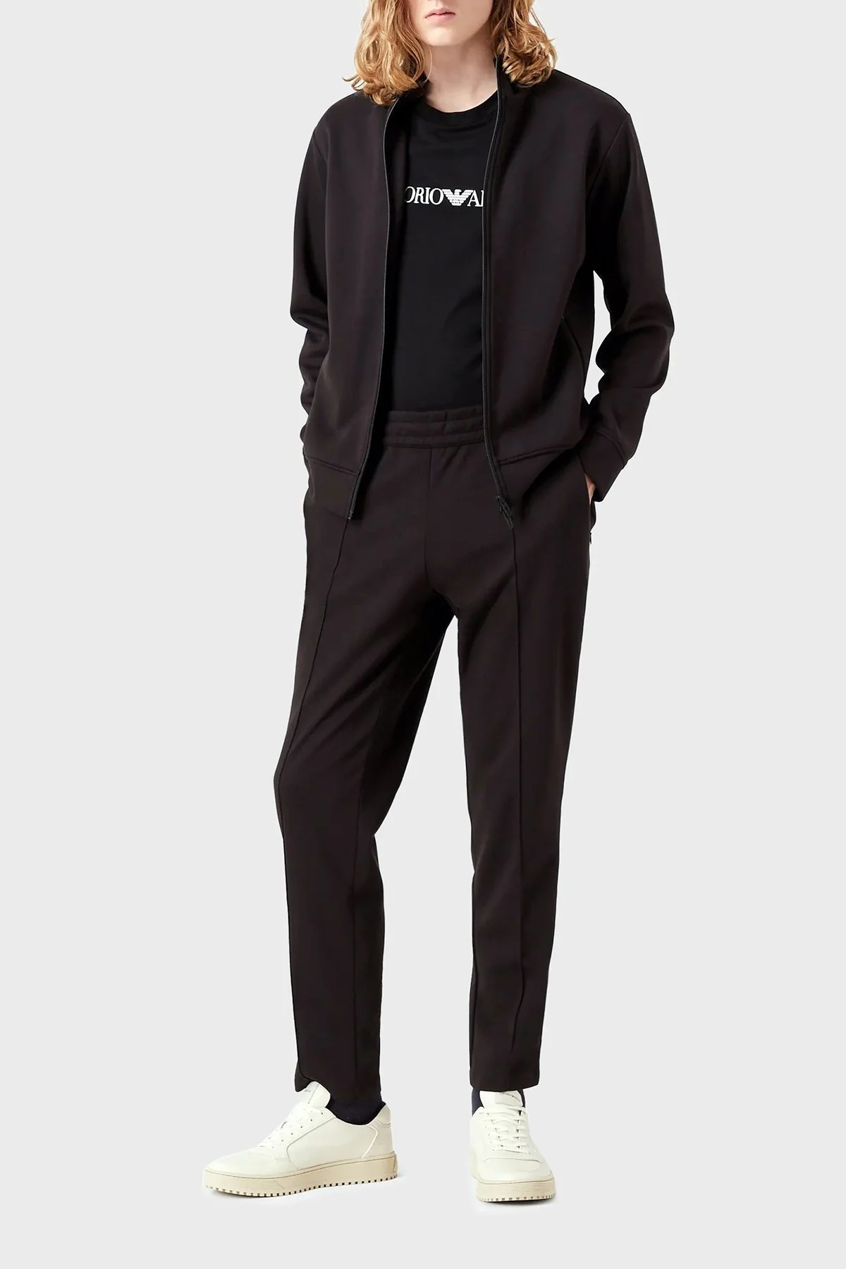 Emporio Armani Pamuklu Cepli Erkek Pantolon 6K1PA1 1JRHZ 0999 SİYAH - 4