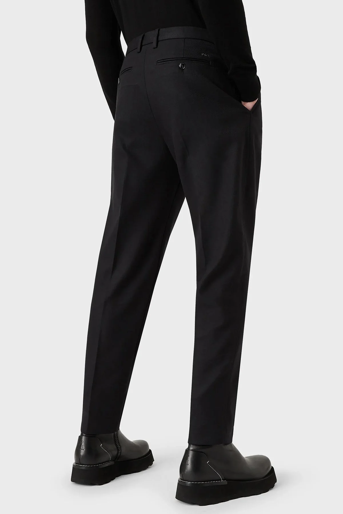 Emporio Armani Pamuklu Cepli Normal Bel Erkek Pantolon 6K1PAD 1NG4Z 0999 SİYAH - 3