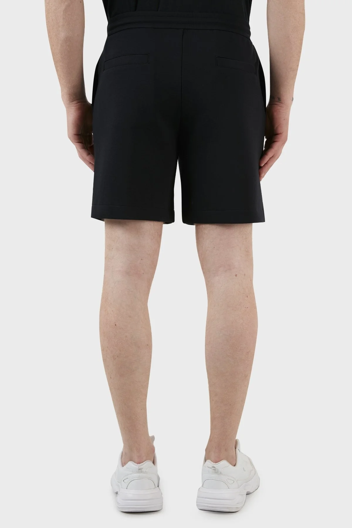 Emporio Armani Pamuklu Cepli Regular Fit Erkek Bermuda 3L1PFU 1JHSZ 0920 LACİVERT - 6