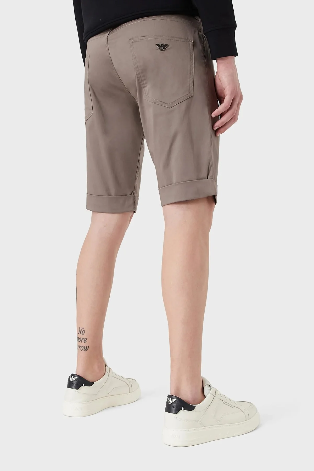 Emporio Armani Pamuklu Cepli Regular Fit Erkek Short 8N1PA6 1NJ7Z 0144 TOPRAK - 5