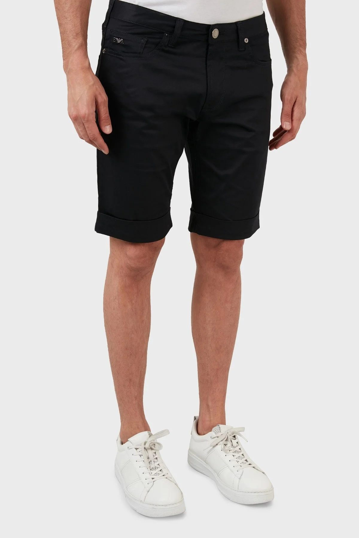 Emporio Armani Pamuklu Cepli Regular Fit Erkek Short 8N1PA6 1NJ7Z 0919 LACİVERT - 4