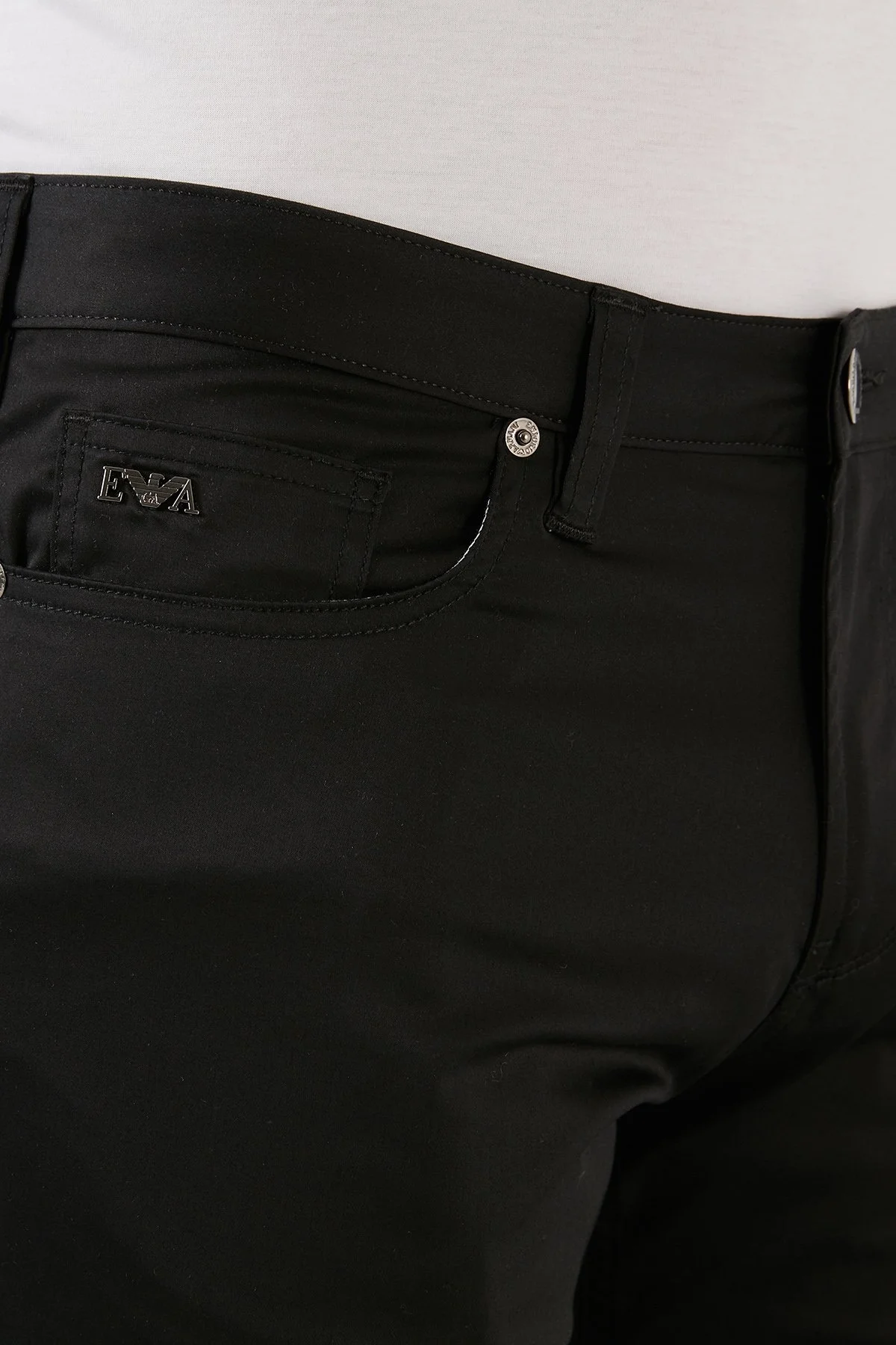 Emporio Armani Pamuklu Cepli Regular Fit Erkek Short 8N1PA6 1NJ7Z 0999 SİYAH - 5