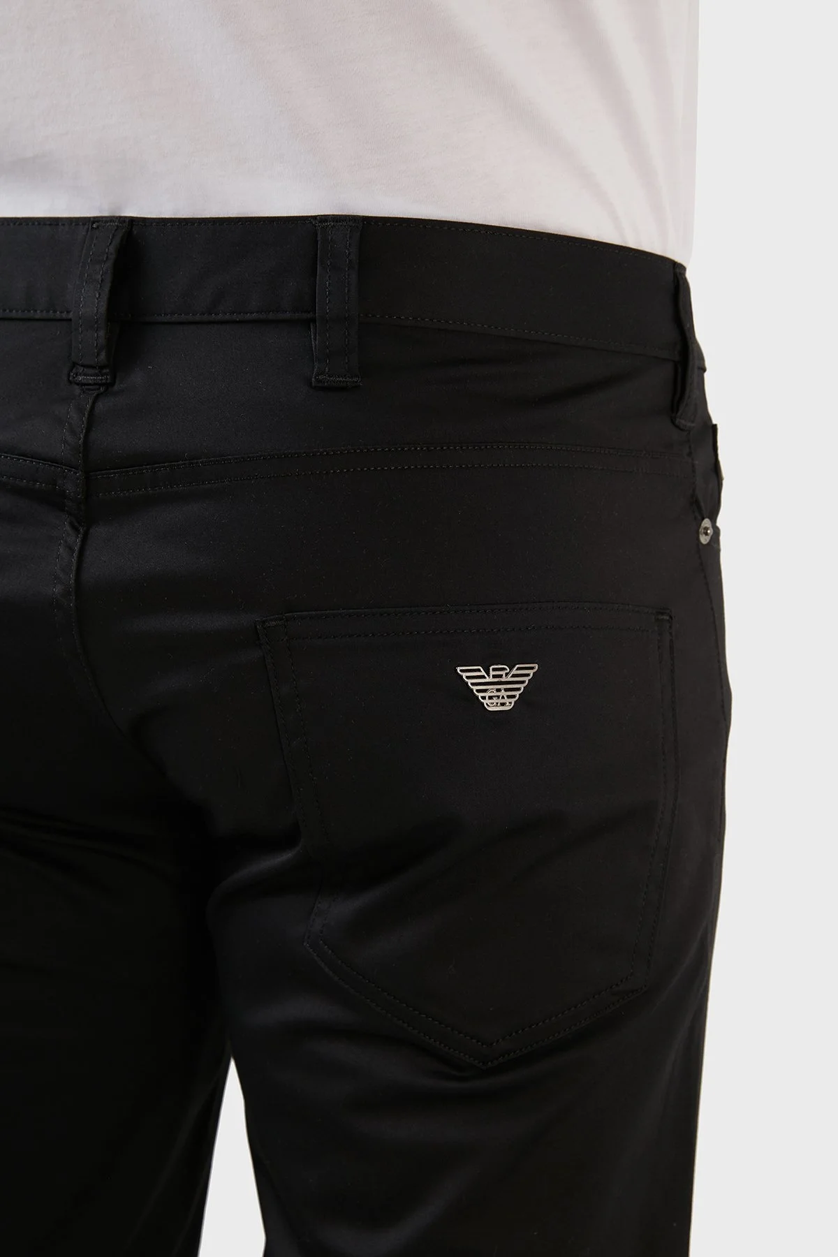 Emporio Armani Pamuklu Cepli Regular Fit Erkek Short 8N1PA6 1NJ7Z 0999 SİYAH - 7