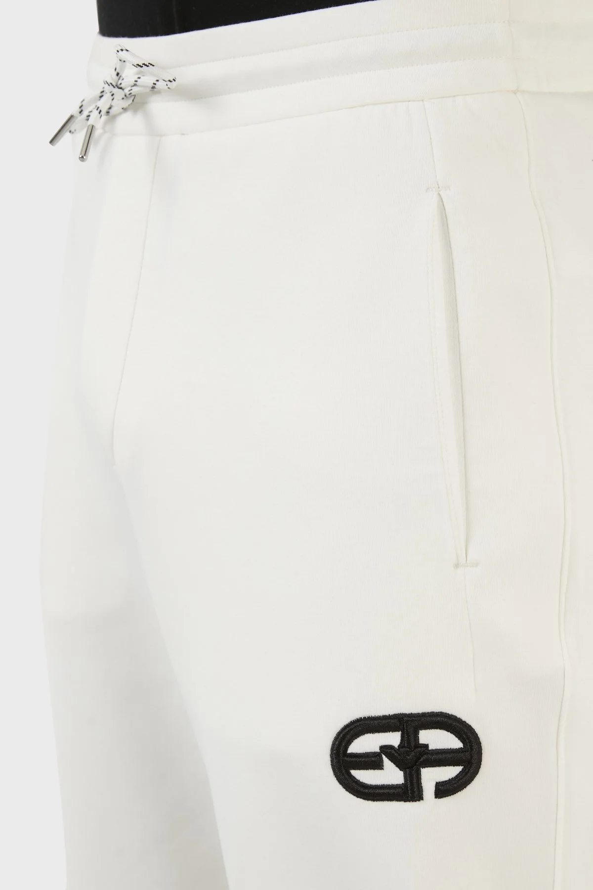 Emporio Armani Pamuklu Cepli Regular Fit Jogger Spor Erkek Pantolon 3L1PFV 1JHSZ 0101 BEYAZ - 5