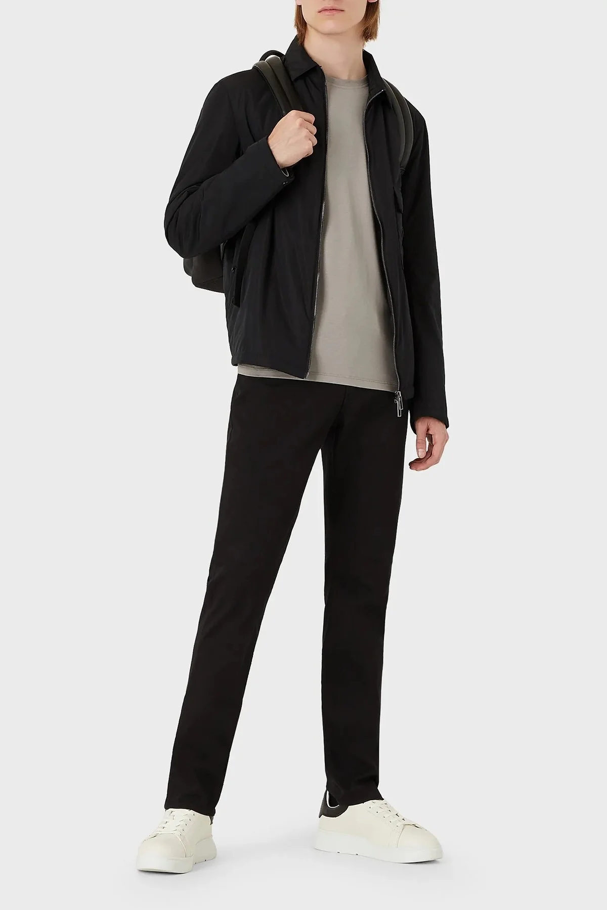 Emporio Armani J06 Pamuklu Düşük Bel Slim Fit Jeans Erkek Kot Pantolon 8N1J06 1GN0Z 0999 SİYAH - 3