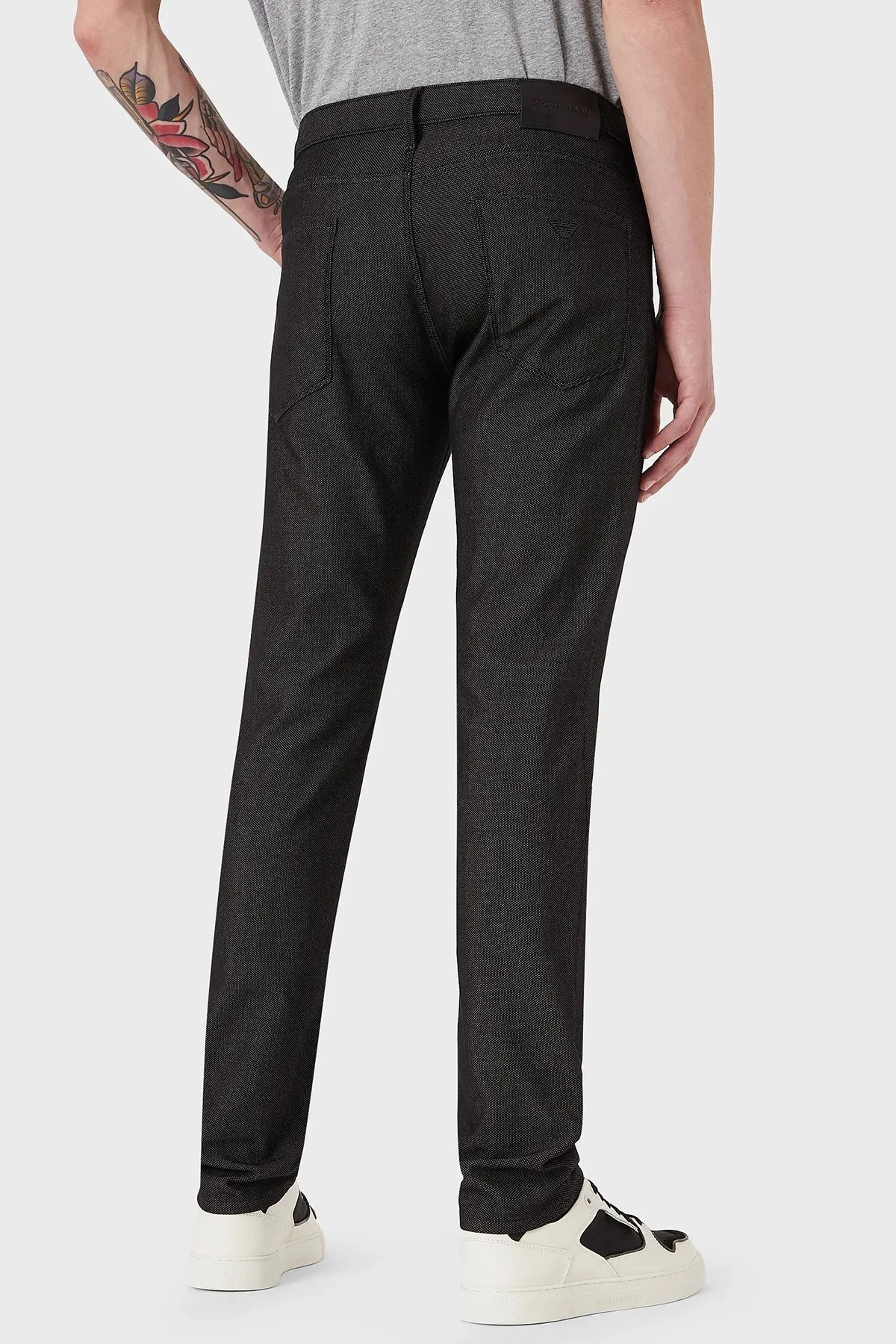 Emporio Armani Pamuklu Cepli Slim Fit Jeans Erkek Kot Pantolon 8N1J06 1N2NZ 0999 SİYAH - 8