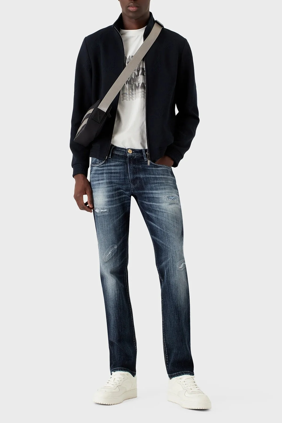 Emporio Armani J06 Jeans Erkek Kot Pantolon 3R1J06 1D34Z 0942 MAVİ - 3