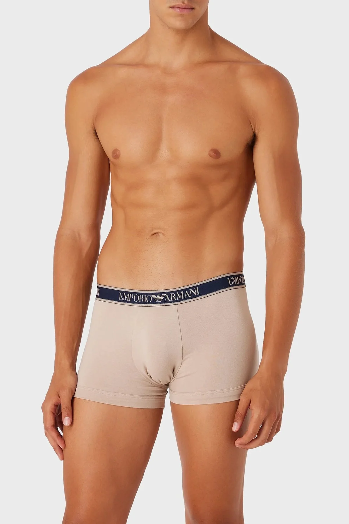 Emporio Armani Pamuklu Esnek 3 Pack Erkek Boxer 111357 3F717 11250 YEŞİL - 2