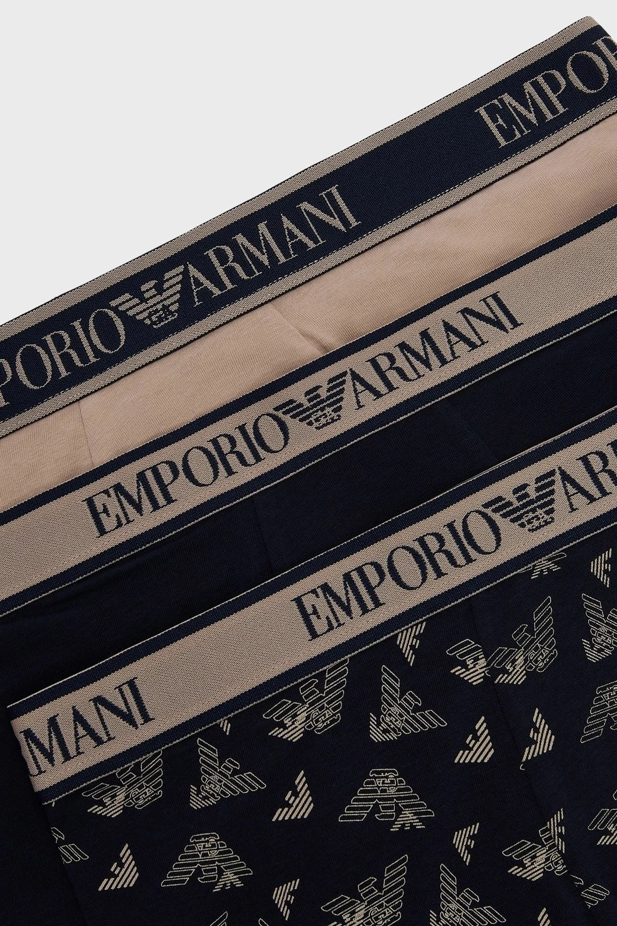 Emporio Armani Pamuklu Esnek 3 Pack Erkek Boxer 111357 3F717 11250 YEŞİL - 4