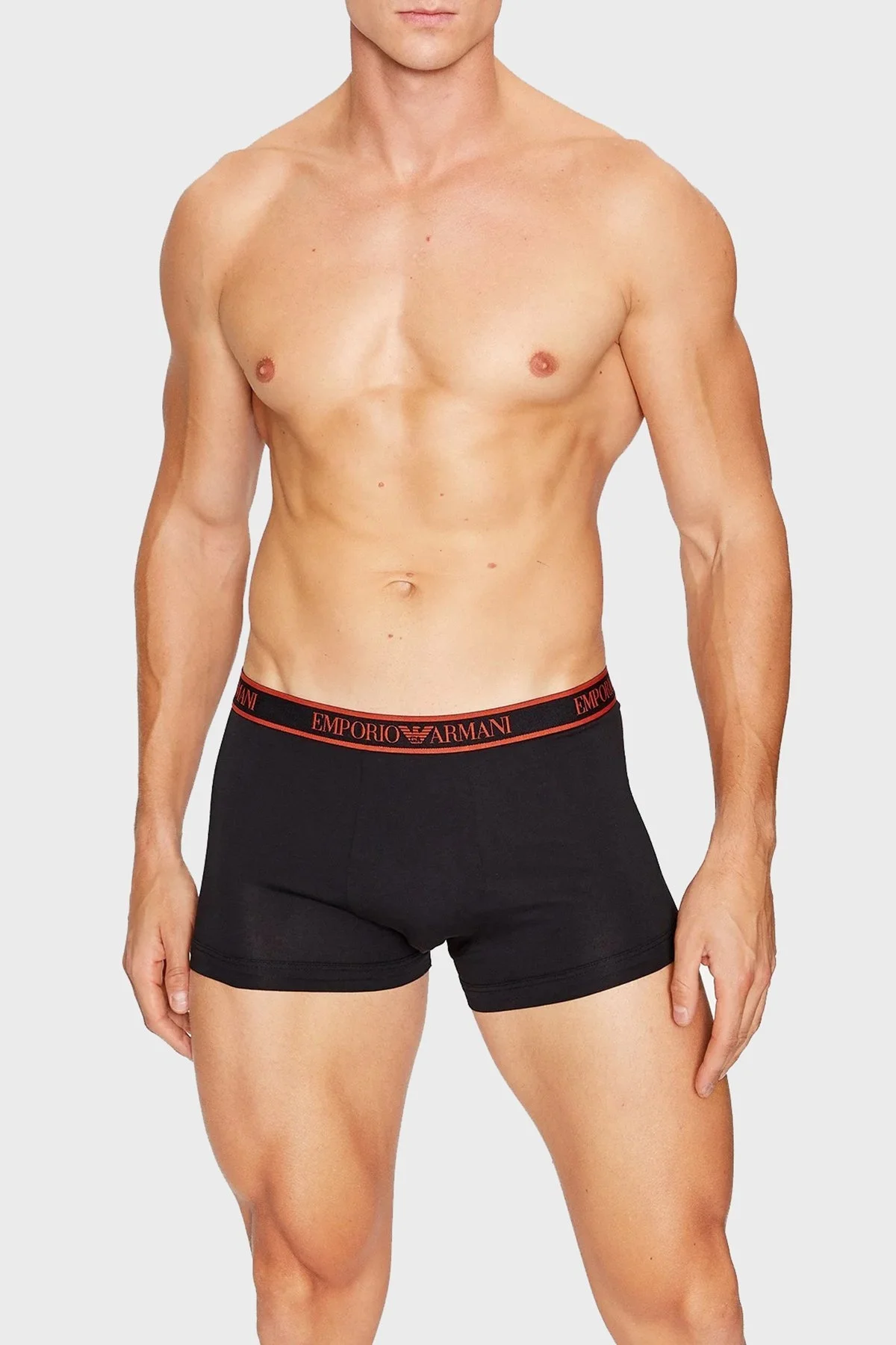 Emporio Armani Pamuklu Esnek 3 Pack Erkek Boxer 111357 3F717 29821 SİYAH - 3