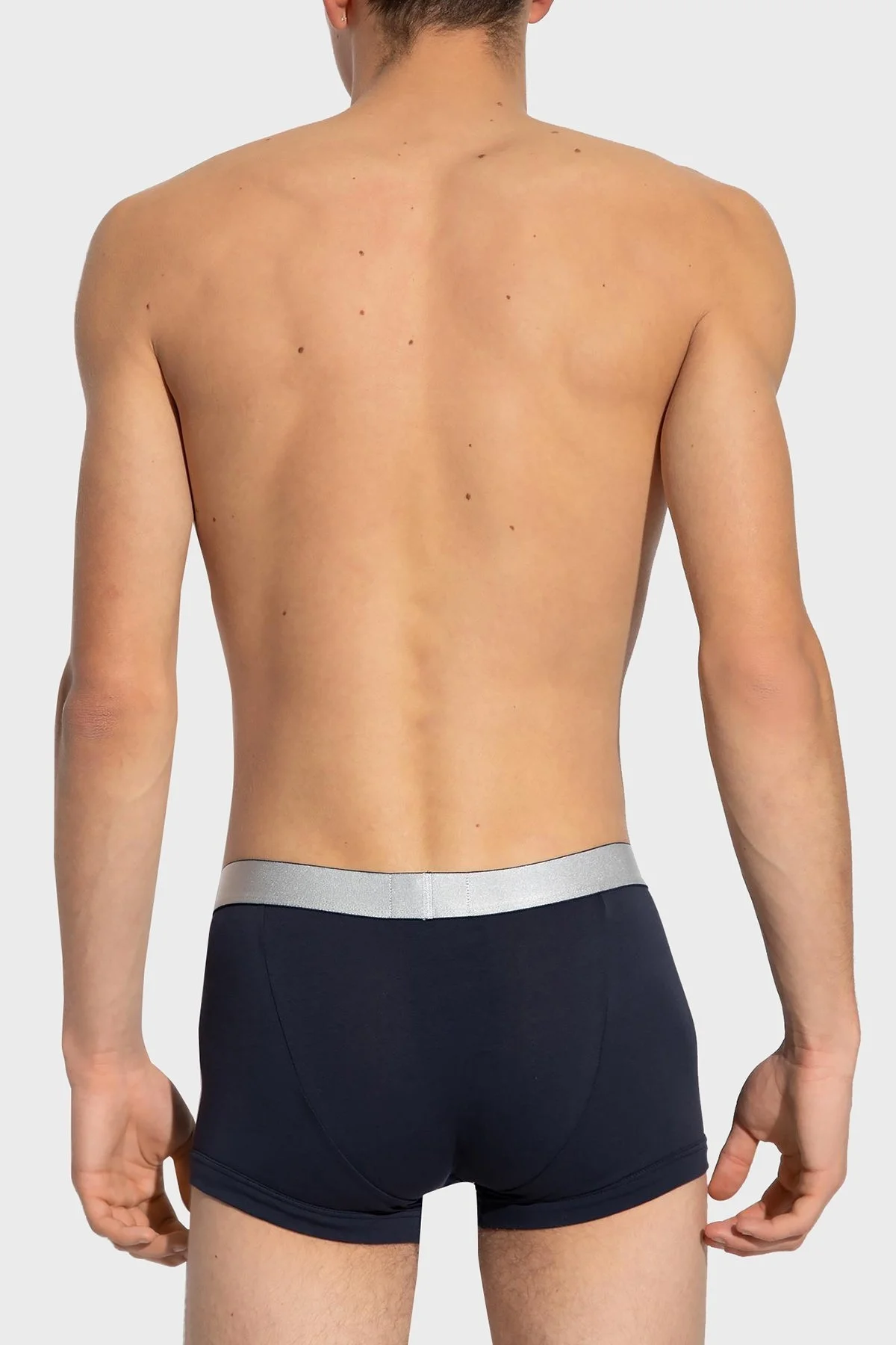 Emporio Armani Pamuklu Esnek 3 Pack Erkek Boxer 111357 4R726 40035 LACİVERT - 7