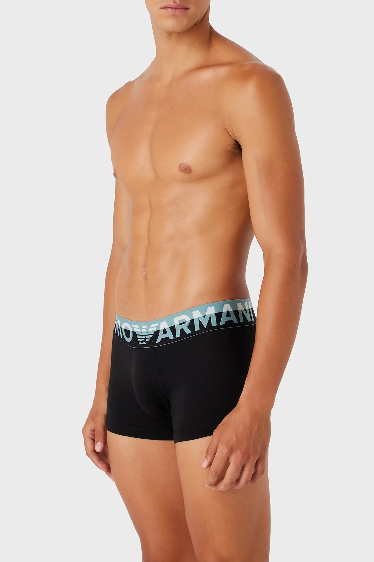 Emporio Armani Pamuklu Esnek Erkek Boxer 111389 3F516 00020 SİYAH - 2
