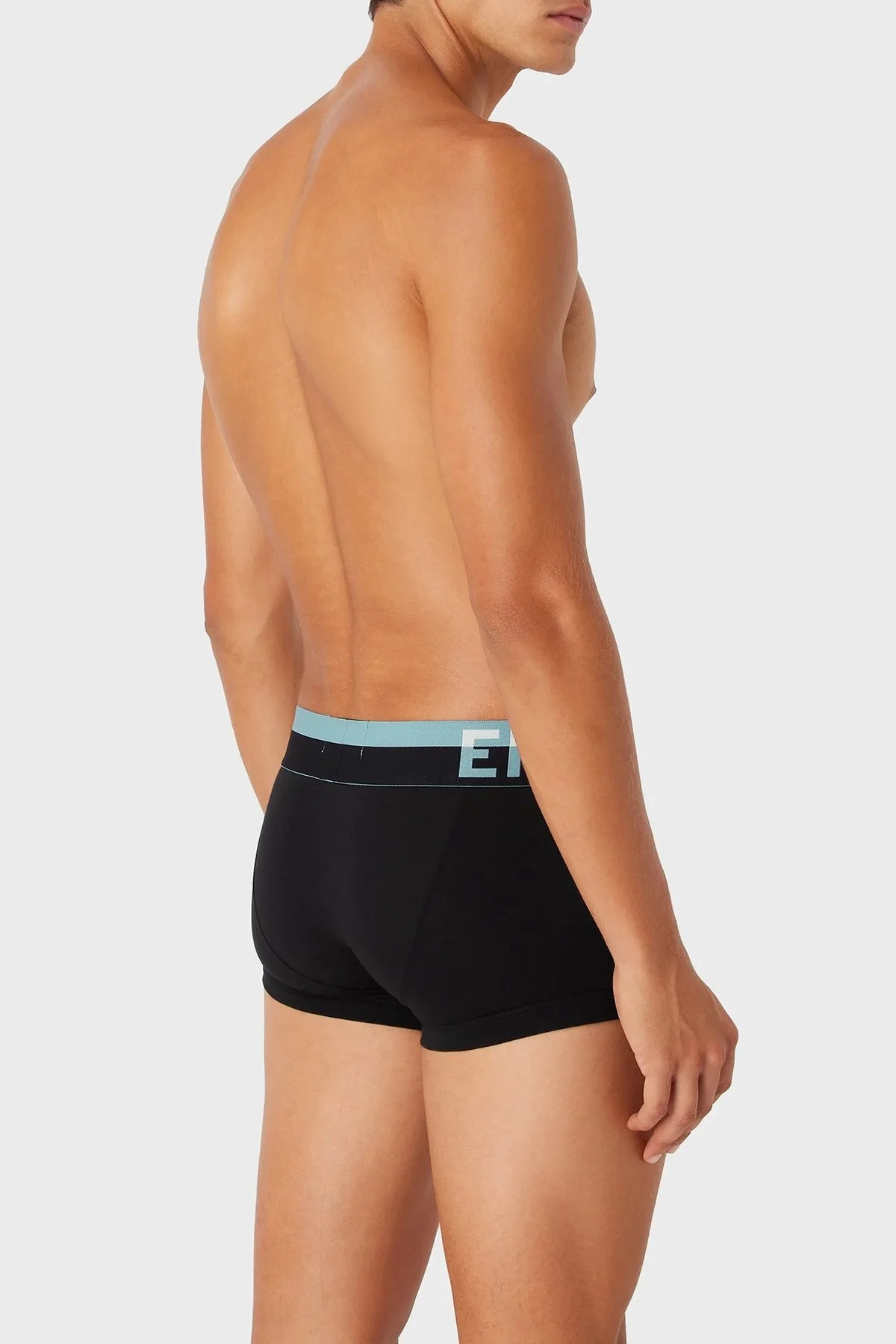 Emporio Armani Pamuklu Esnek Erkek Boxer 111389 3F516 00020 SİYAH - 3