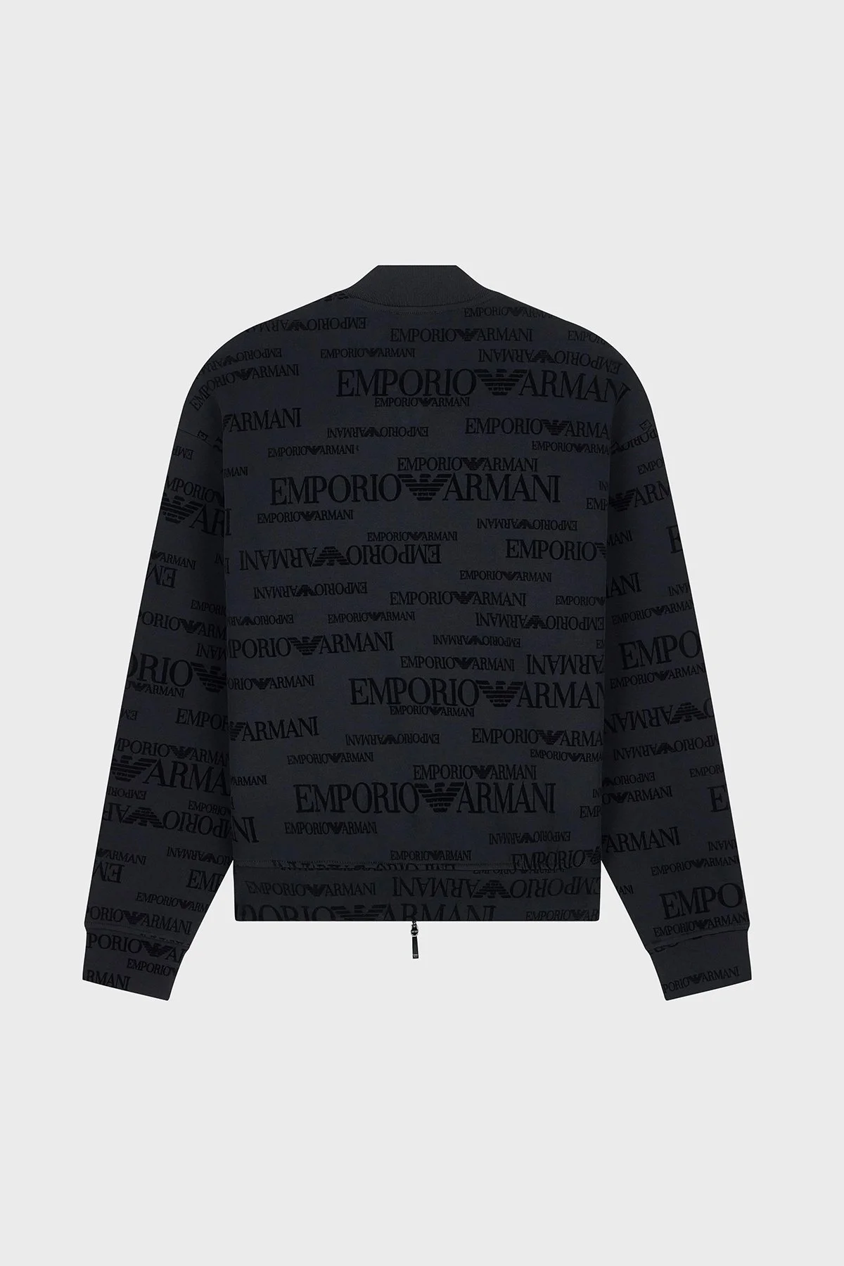 Emporio Armani Pamuklu Fermuarlı Regular Erkek Sweat EM006881 AF10013 FC376 Siyah - 6