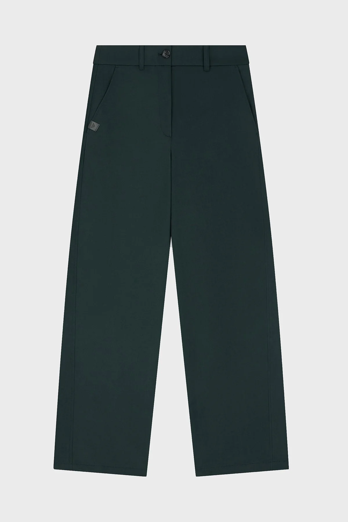 Emporio Armani Pamuklu Geniş Paça Kadın Pantolon EW003108 AF19664 UB003 Haki - 6