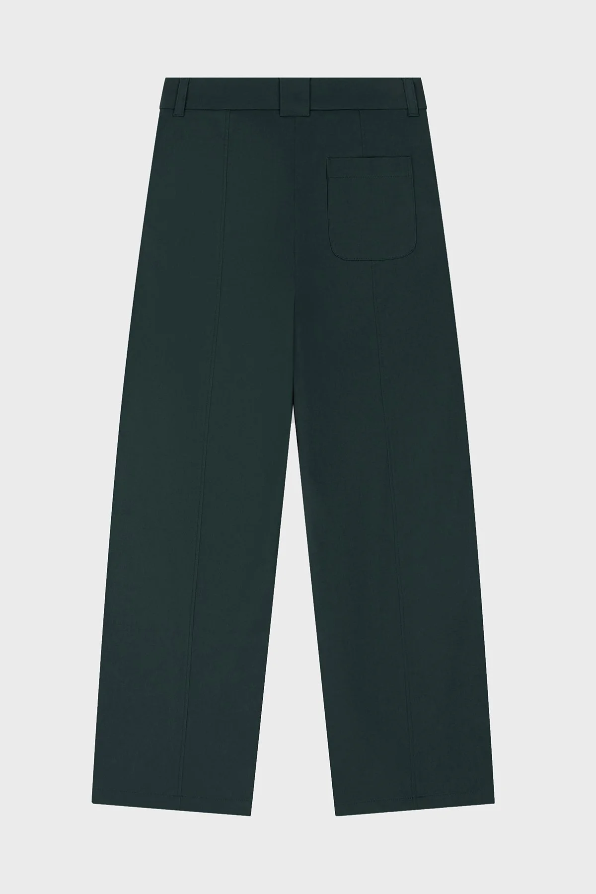 Emporio Armani Pamuklu Geniş Paça Kadın Pantolon EW003108 AF19664 UB003 Haki - 7