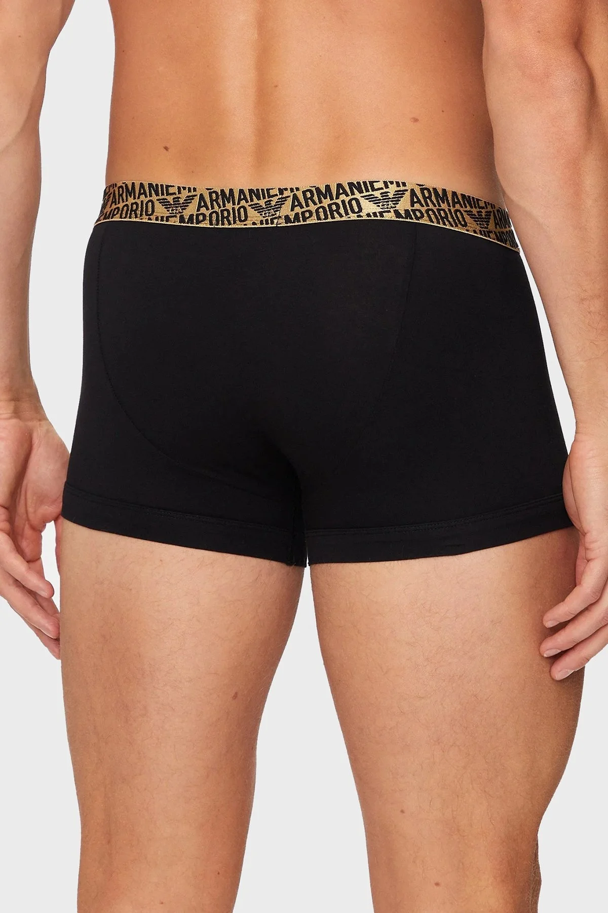 Emporio Armani Pamuklu Logo Lastikli 2 Pack Erkek Boxer 1112104 F5981 7020 SİYAH - 2