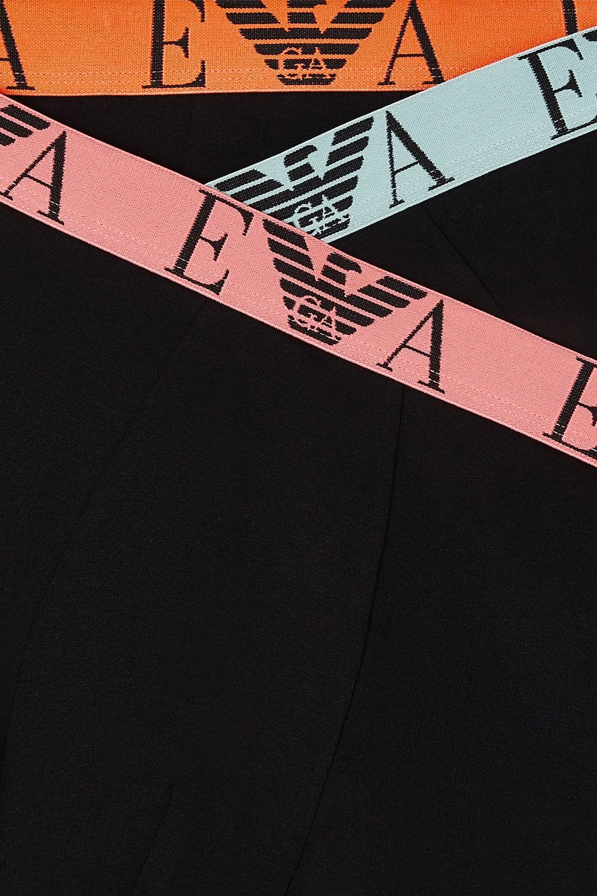 Emporio Armani Pamuklu Logolu 3 Pack Erkek Boxer EM000259 AF20668 MC061 SİYAH - 4