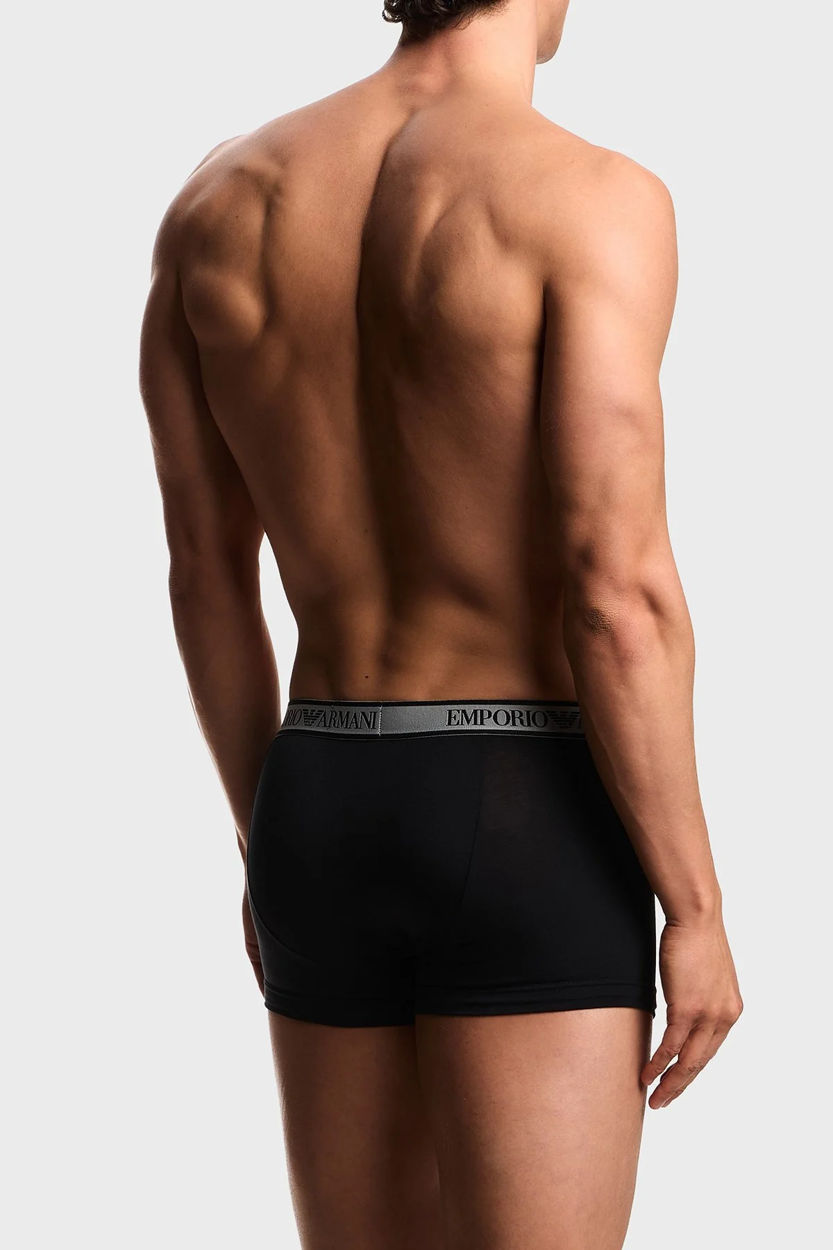 Emporio Armani Pamuklu Logolu 3 Pack Erkek Boxer EM000259 AF20669 MC061 SİYAH - 3