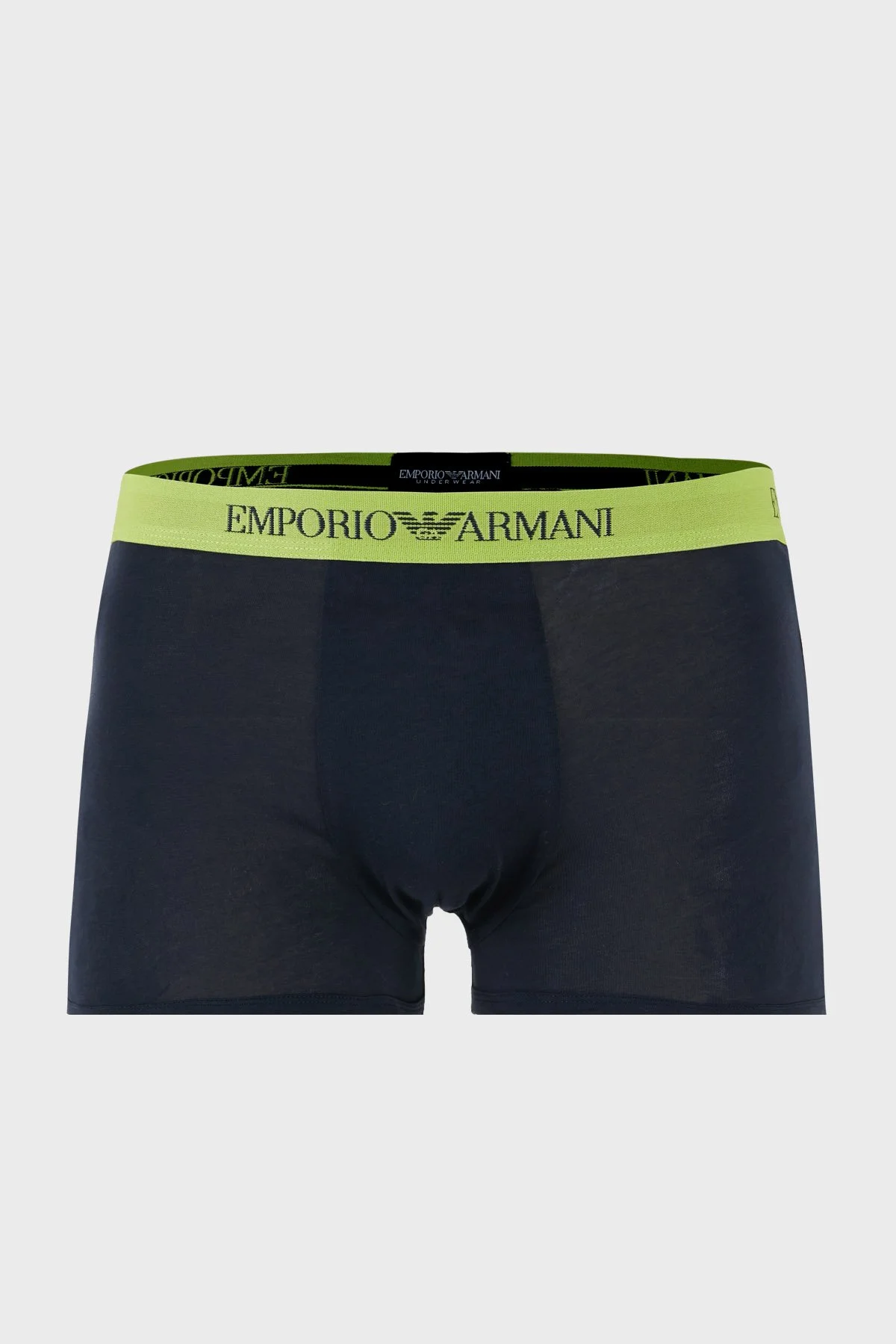 Emporio Armani Pamuklu Logolu 3 Pack Erkek Boxer EM000260 AF10800 MB240 Lacivert-Haki-Yeşil - 4
