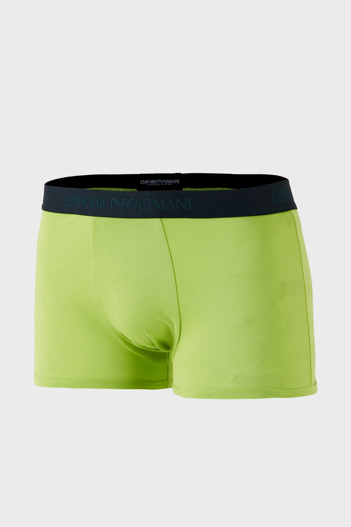 Emporio Armani Pamuklu Logolu 3 Pack Erkek Boxer EM000260 AF10800 MB240 Lacivert-Haki-Yeşil - 6