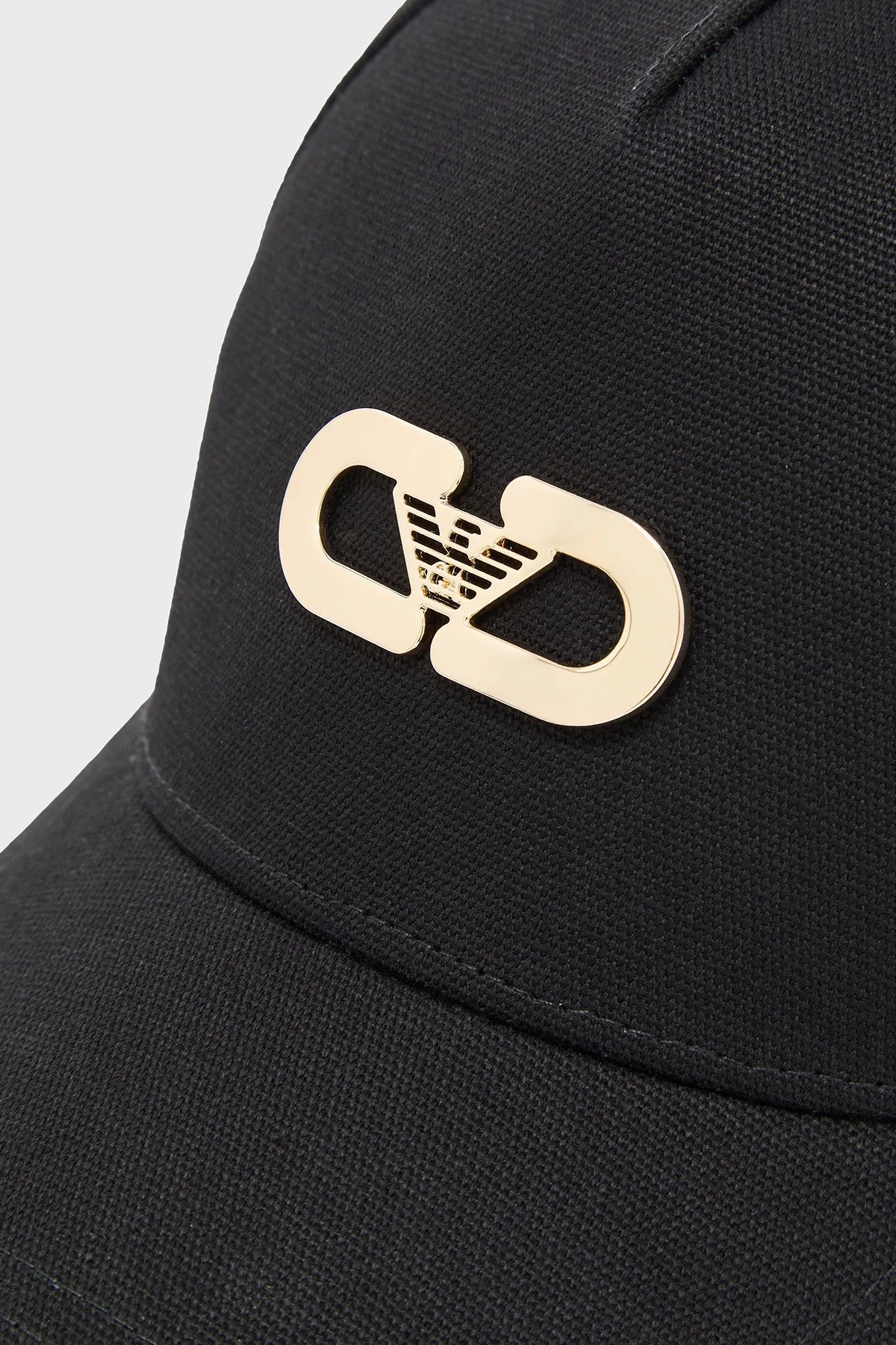 Emporio Armani Pamuklu Logolu Bayan Şapka EW004011 AF14765 UC001 SİYAH - 4