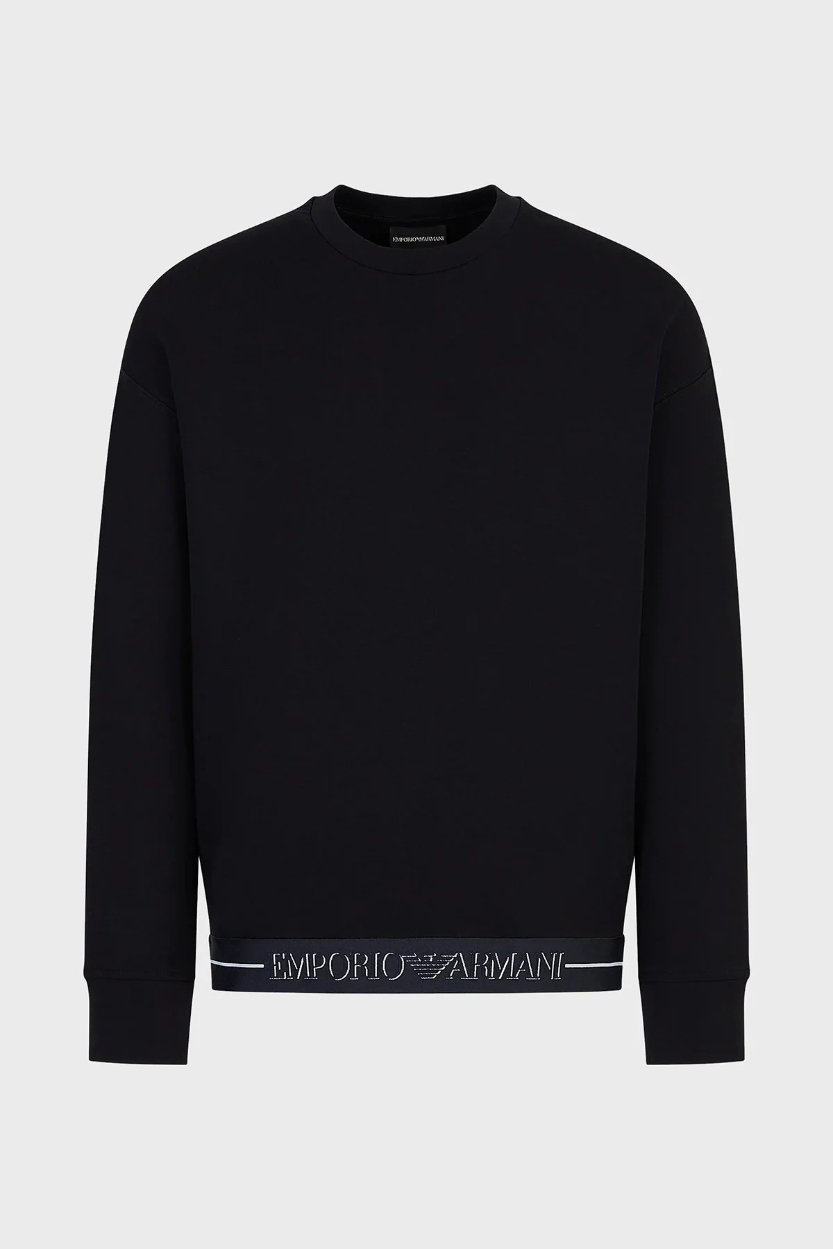 Emporio Armani Pamuklu Logolu Regular Fit Bisiklet Yaka Erkek Sweat 6L1MM4 1JHSZ 0920 LACİVERT - 5