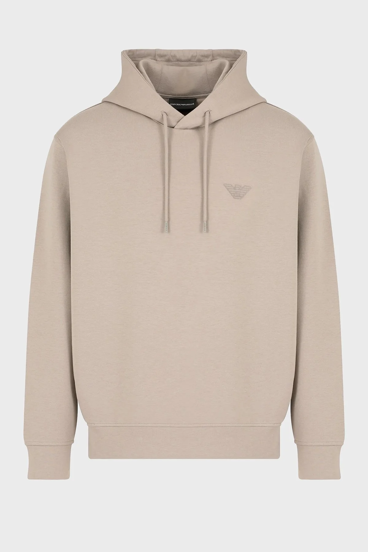 Emporio Armani Pamuklu Logolu Regular Fit Kapüşonlu Erkek Sweat 6D1M94 1JHSZ 0195 TOPRAK - 5