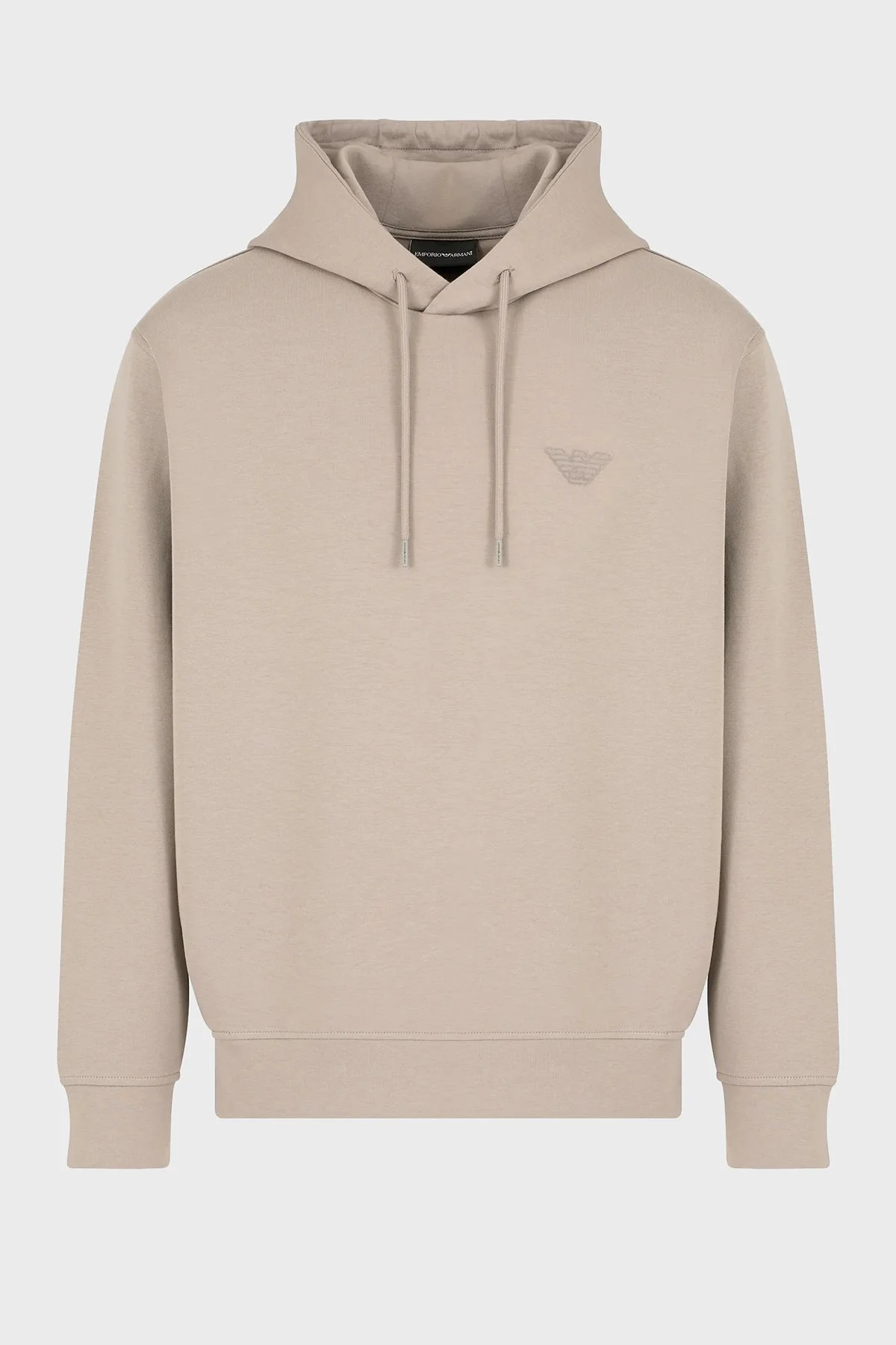 Emporio Armani Pamuklu Logolu Regular Fit Kapüşonlu Erkek Sweat 6D1M94 1JHSZ 0195 TOPRAK - 5