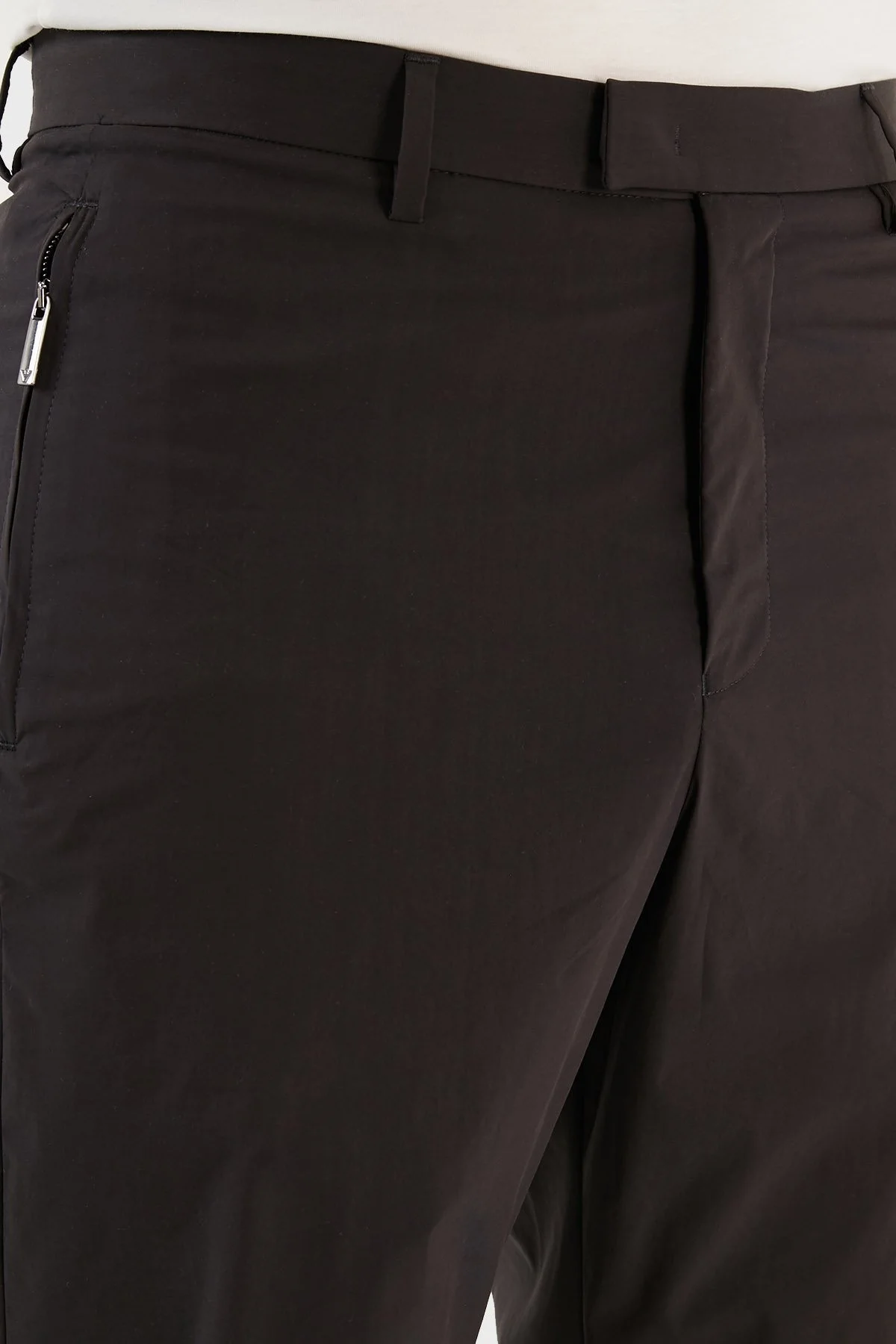 Emporio Armani Pamuklu Normal Bel Regular Fit Erkek Pantolon D41P52 D1478 999 SİYAH - 5