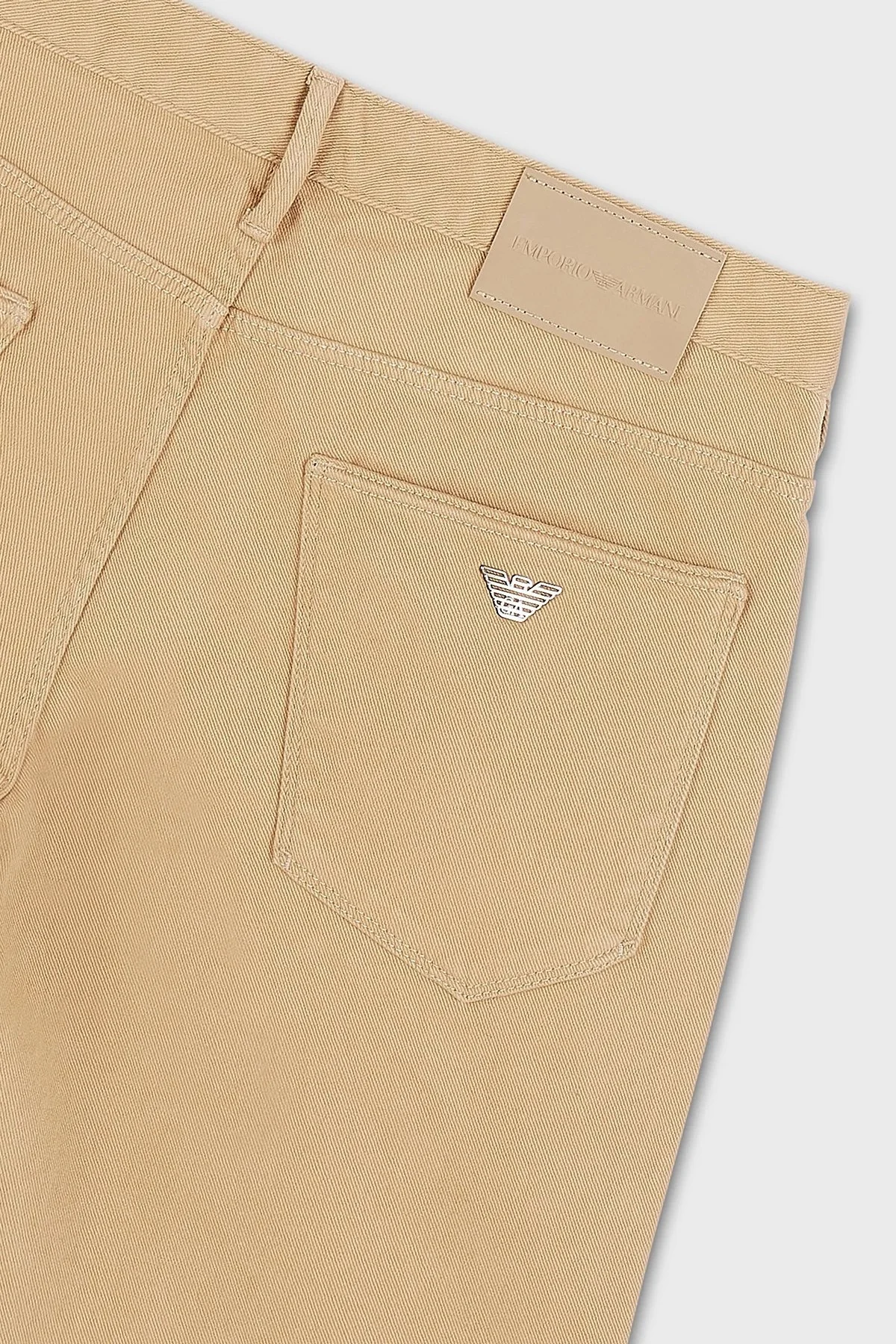 Emporio Armani Pamuklu Normal Bel Slim Fit Dar Paça J06 Jeans Erkek Kot Pantolon 6L1J06 1NT8Z 01A7 BEJ - 5