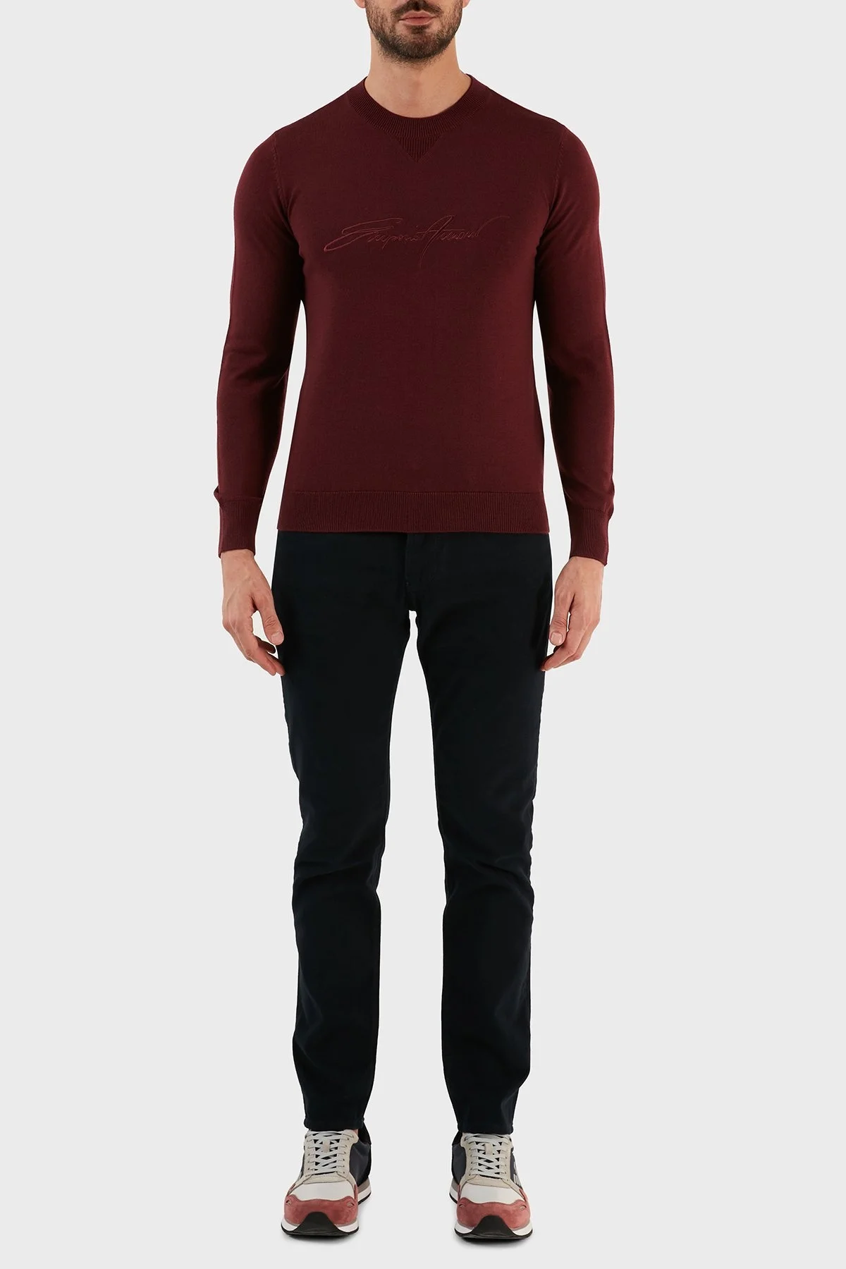 Emporio Armani Pamuklu Normal Bel Slim Fit Dar Paça J06 Jeans Erkek Kot Pantolon 6L1J06 1NT8Z 0920 LACİVERT - 1