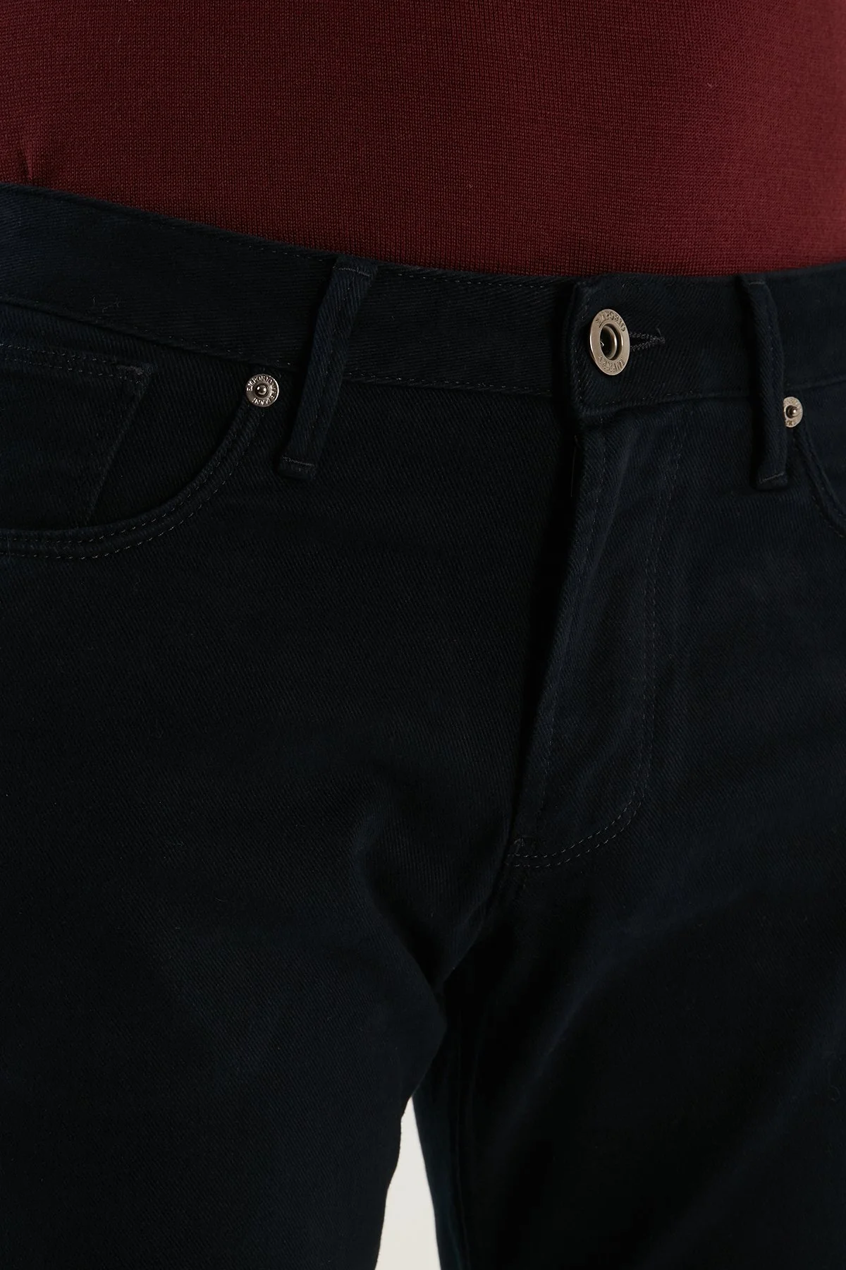 Emporio Armani Pamuklu Normal Bel Slim Fit Dar Paça J06 Jeans Erkek Kot Pantolon 6L1J06 1NT8Z 0920 LACİVERT - 5