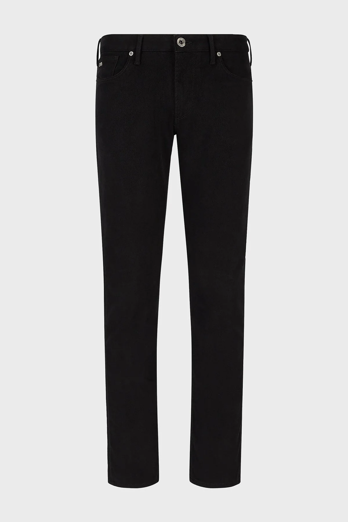 Emporio Armani Pamuklu Normal Bel Slim Fit Dar Paça J06 Jeans Erkek Kot Pantolon 6L1J06 1NT8Z 0999 SİYAH - 6