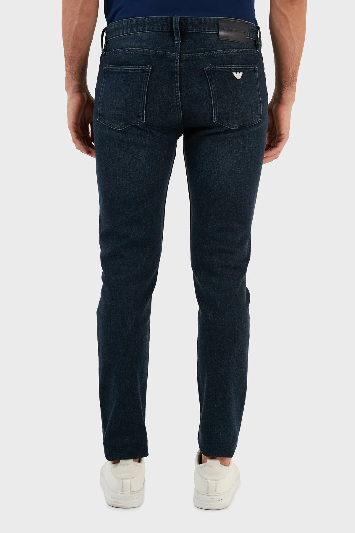 Emporio Armani Pamuklu Normal Bel Slim Fit Düz Paça J75 Jeans Erkek Kot Pantolon 6L1J75 1DIMZ 0942 LACİVERT - 6