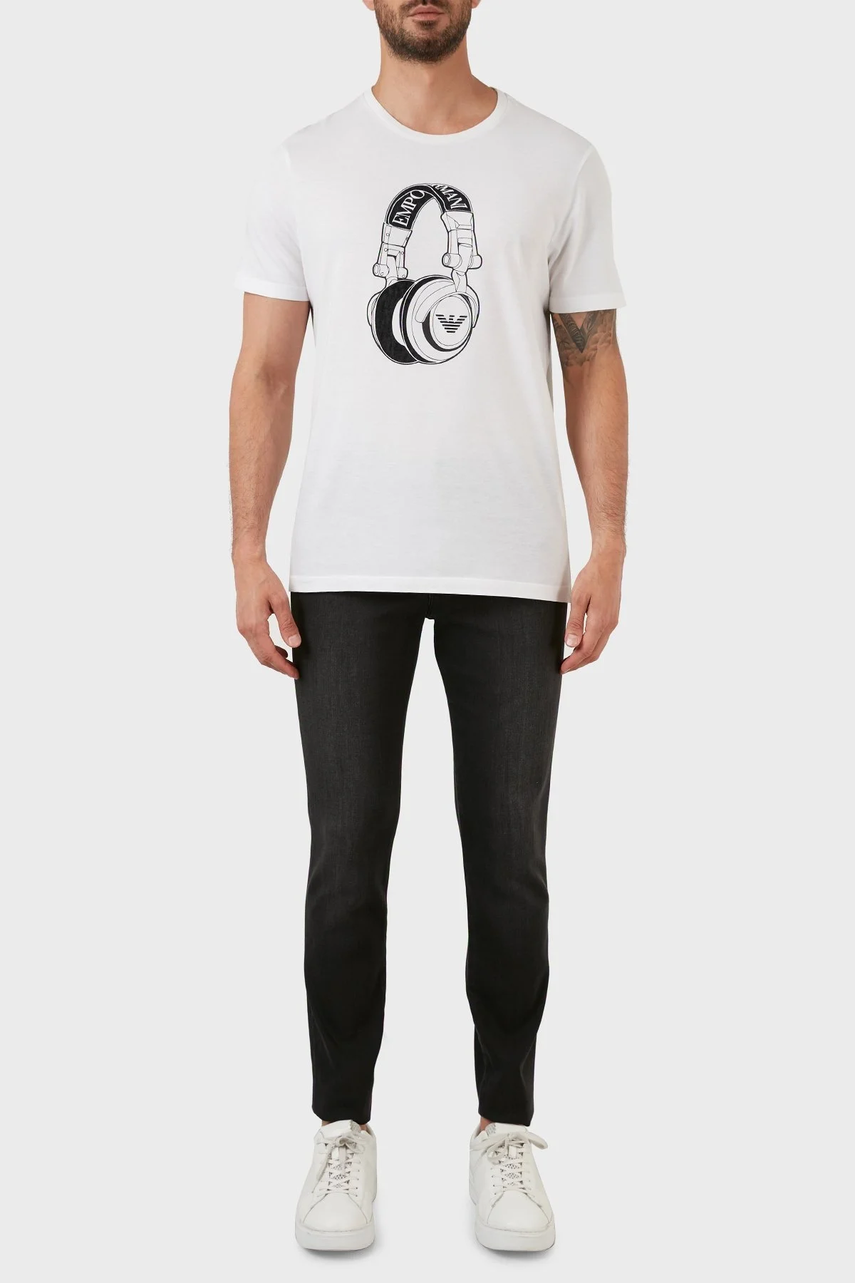 Emporio Armani Pamuklu Normal Bel Slim Fit Jeans Erkek Kot Pantolon 8N1J11 1DHDZ 0006 SİYAH - 1