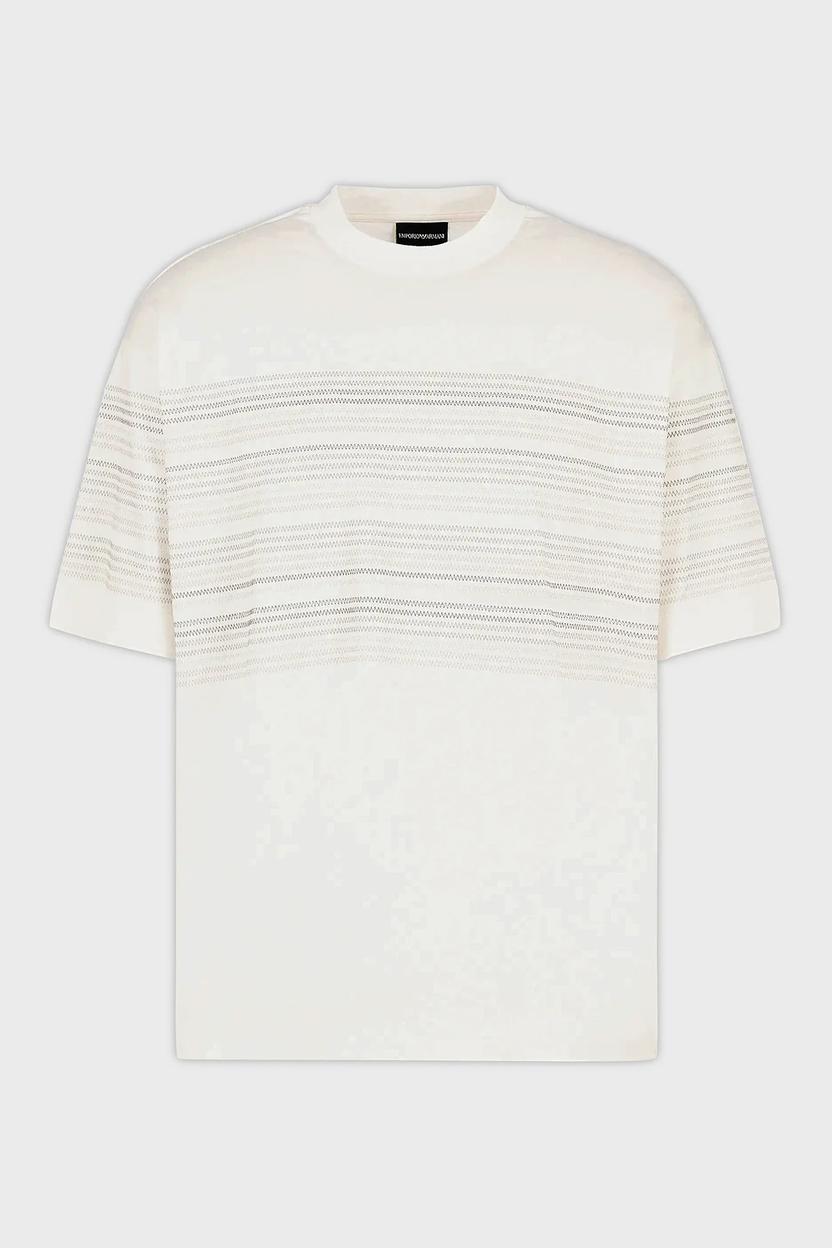 Emporio Armani Pamuklu Oversize Fit Erkek T Shirt 3D1TA3 1JUVZ 0128 EKRU - 4