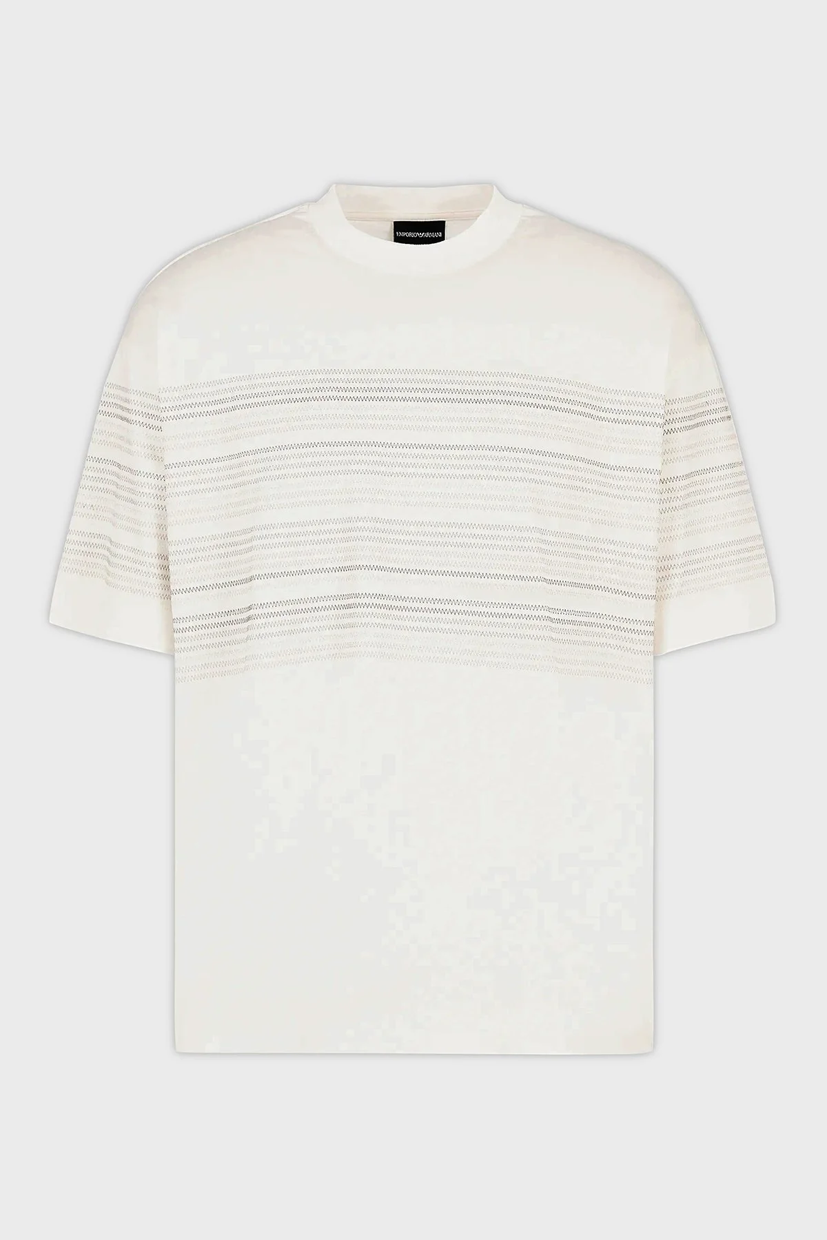 Emporio Armani Pamuklu Oversize Fit Erkek T Shirt 3D1TA3 1JUVZ 0128 EKRU - 4