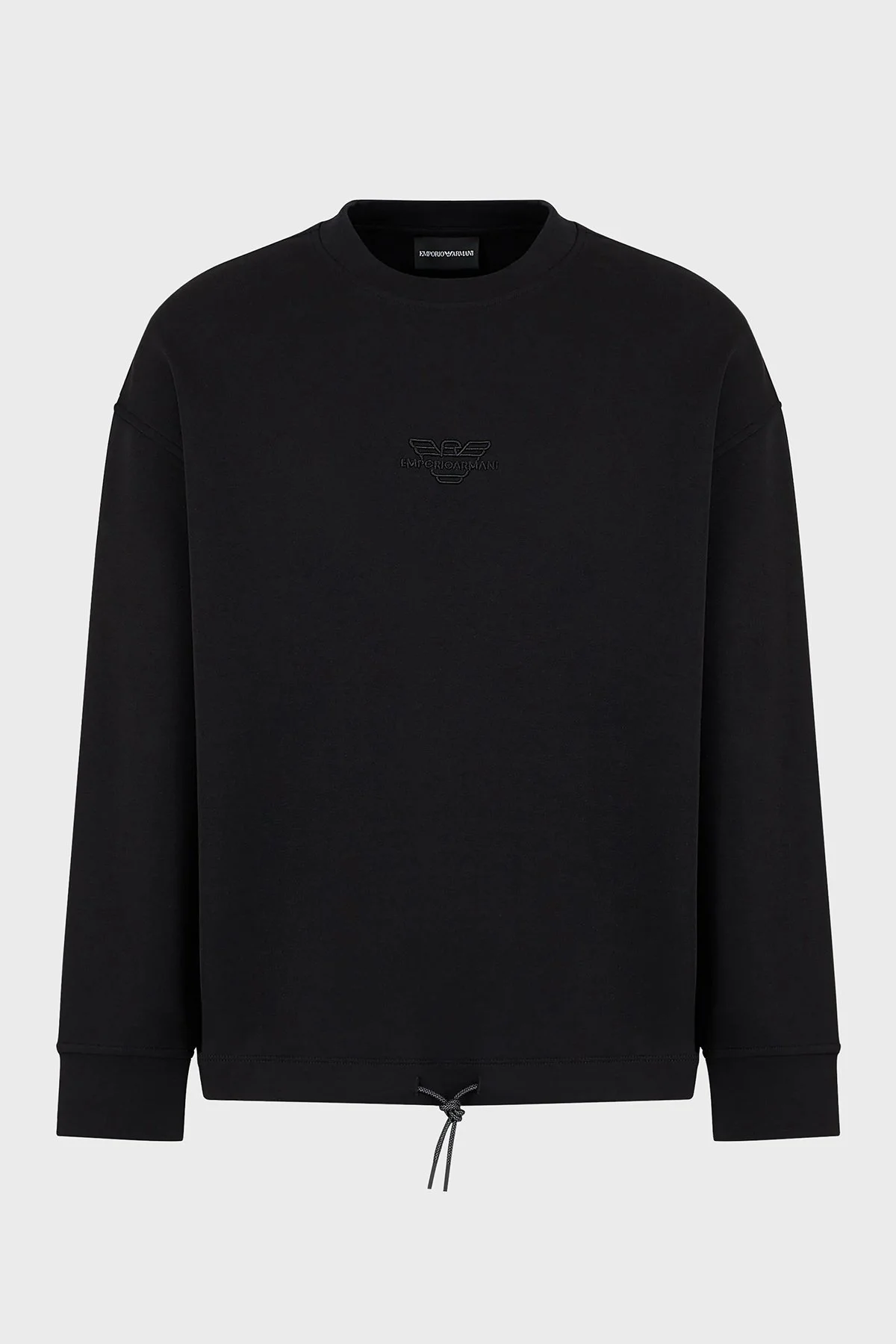 Emporio Armani Pamuklu Regular Fit Bisiklet Yaka Erkek Sweat 3D1M62 1JHSZ 0999 SİYAH - 5